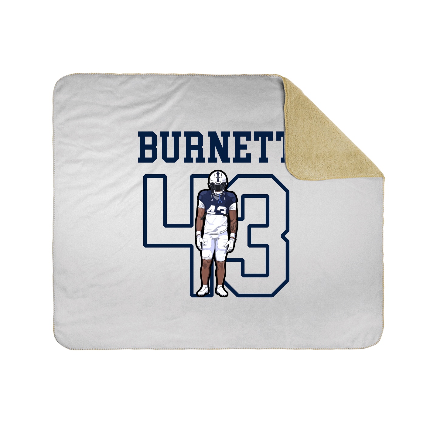 Throw Blanket — Shirsey in White