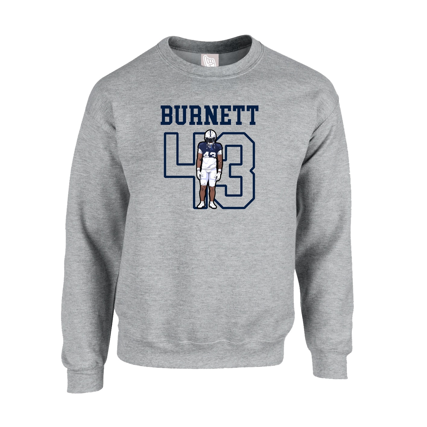 Fleece Crew — Shirsey in Grey