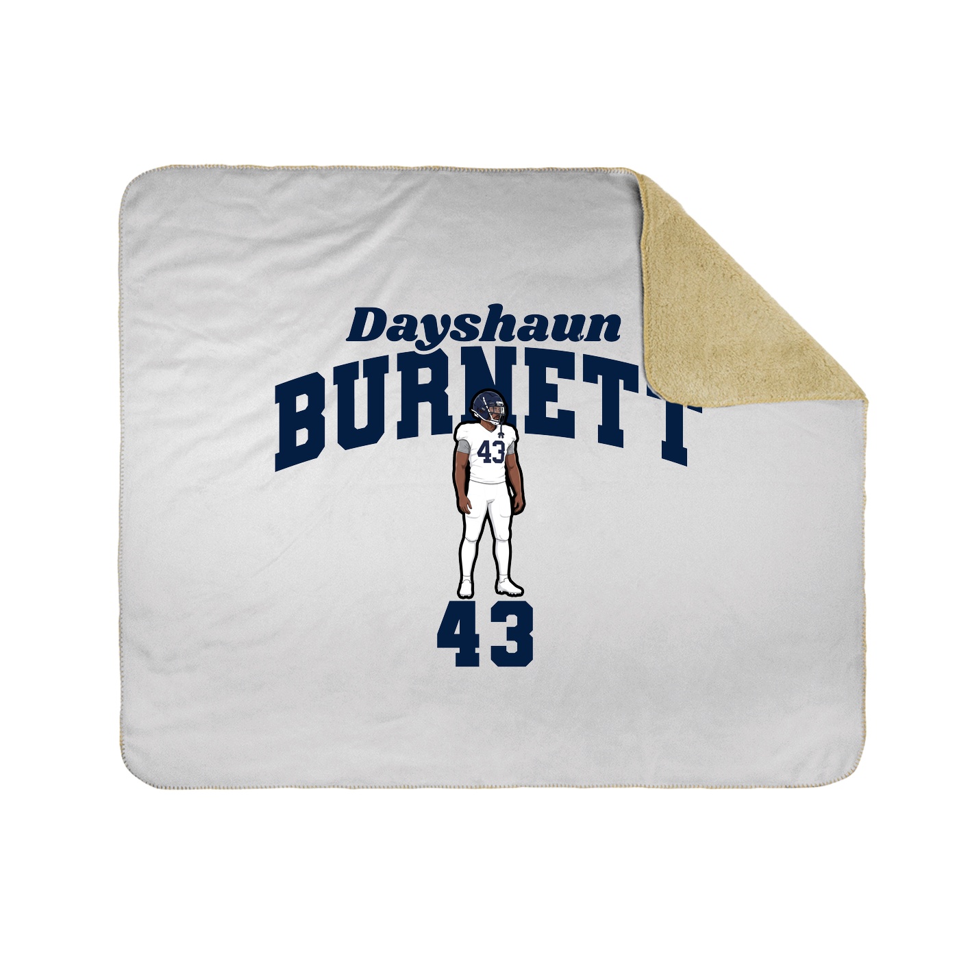 Throw Blanket — Signature Arch in White