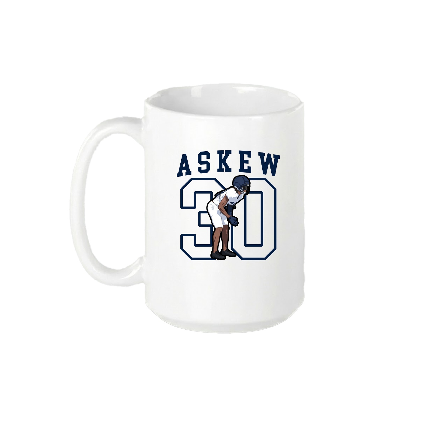 15oz Coffee Mug — Shirsey in White