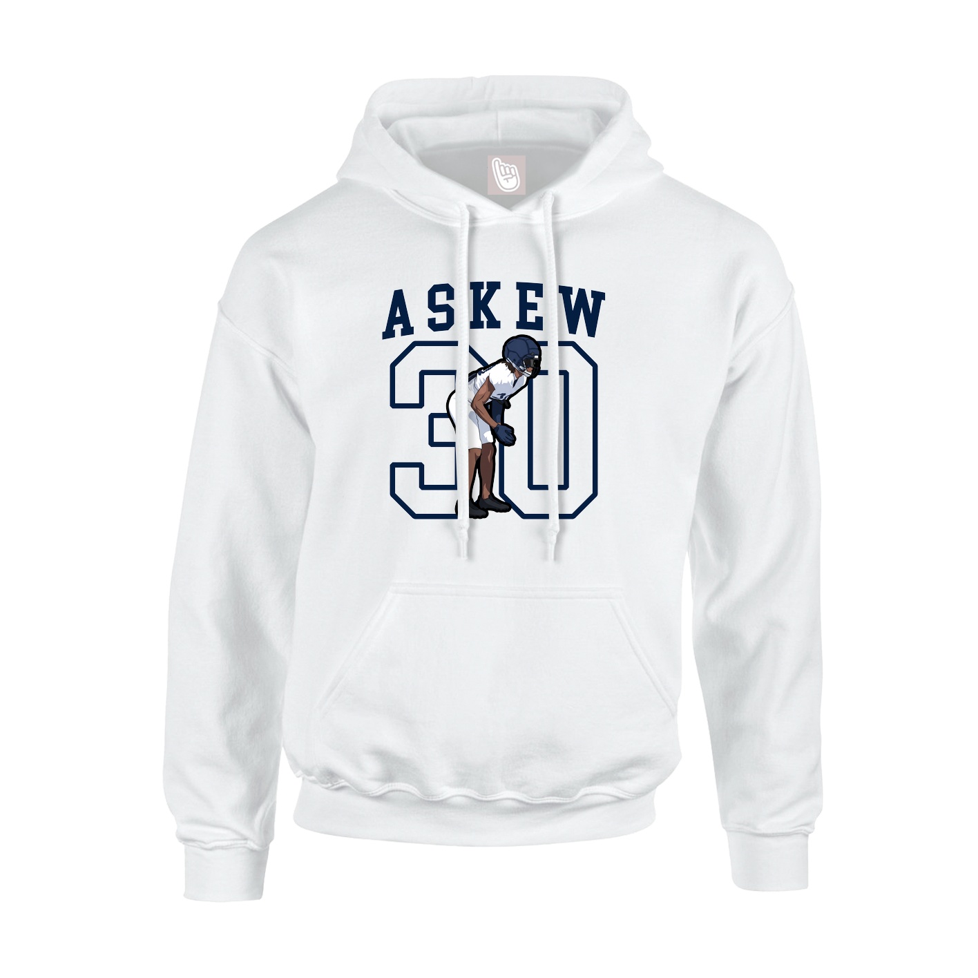 Hoodie — Shirsey in White