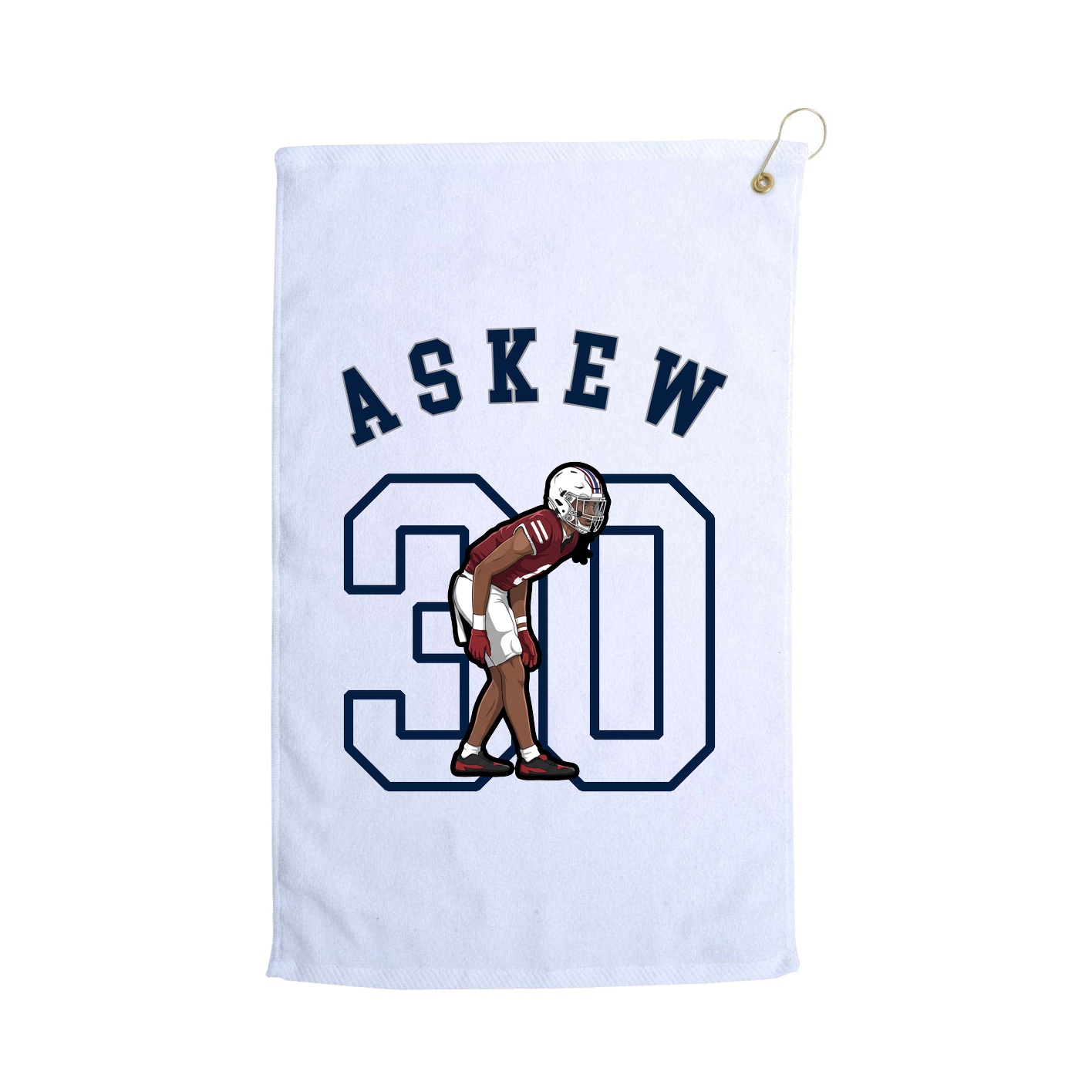 Golf Towel — Shirsey Arch in White