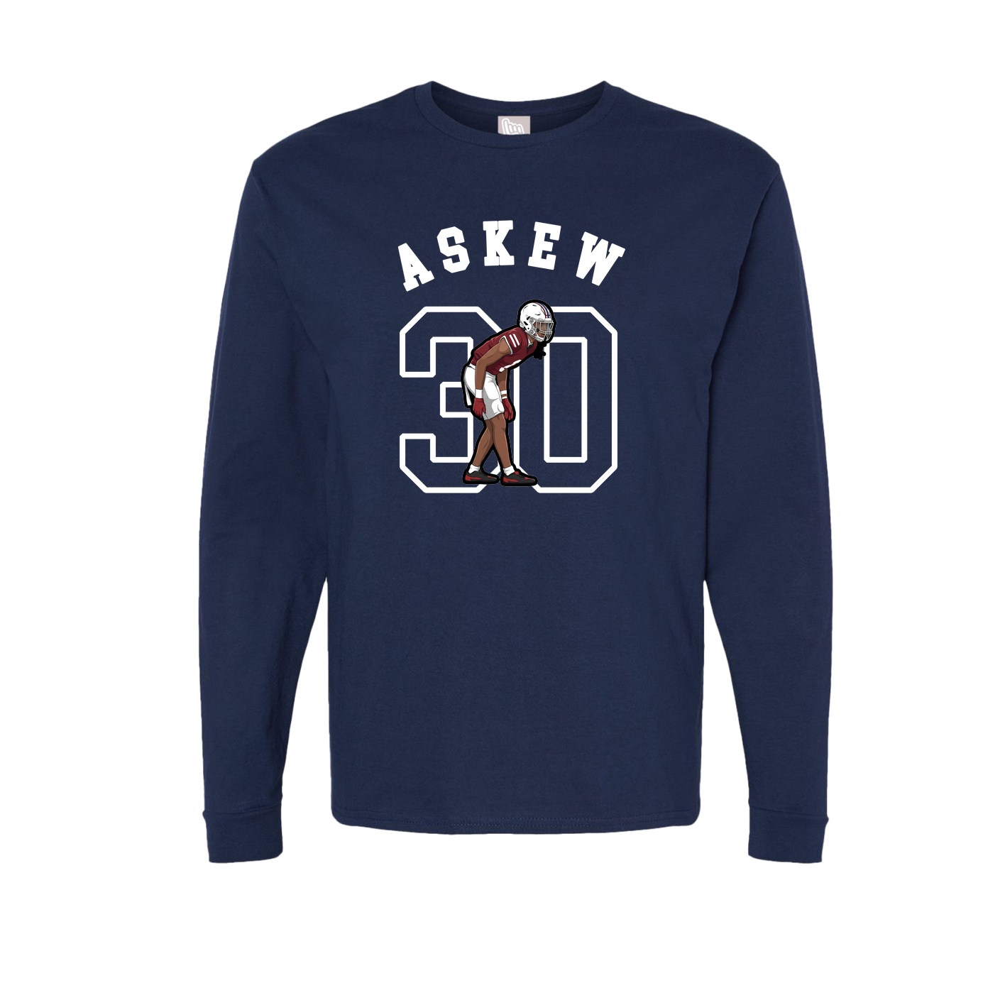 Long Sleeve Tee — Shirsey Arch in Navy
