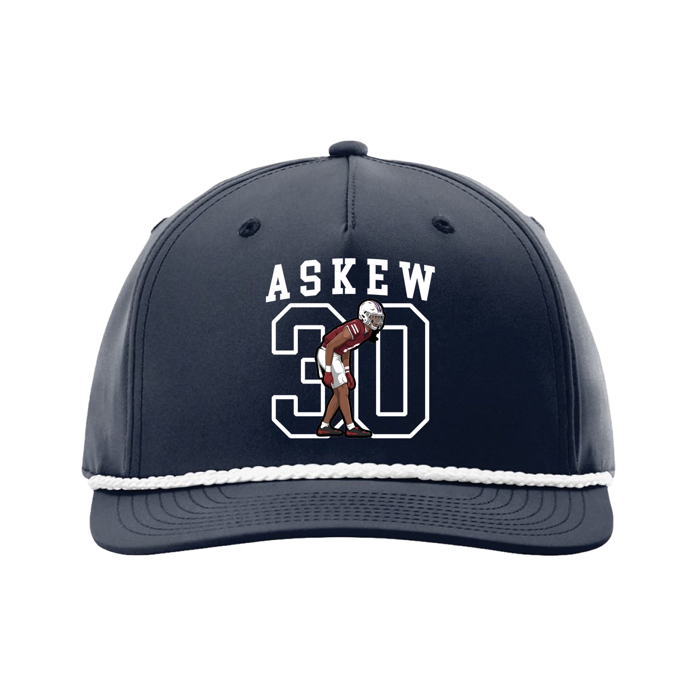 Five-Panel Classic Rope Cap — Shirsey in Navy