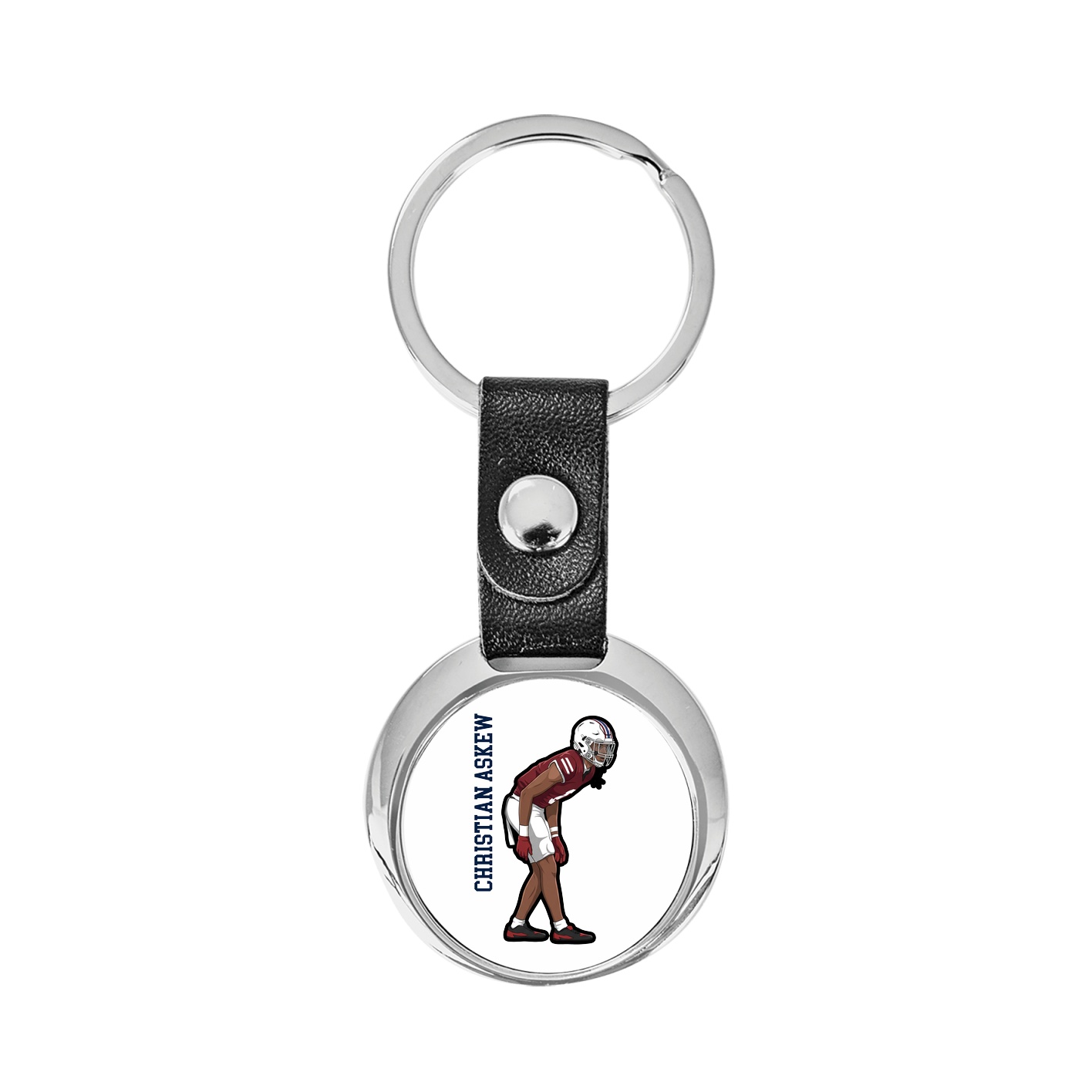 Key Chain — Name Vertical in Classic