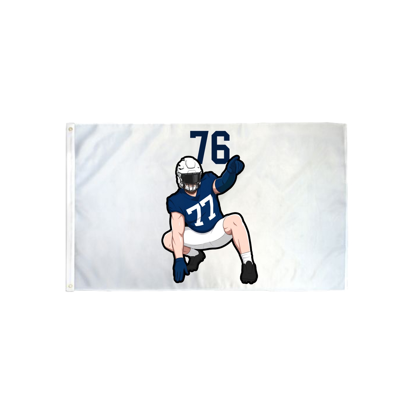 3x5 Flag — Number Top in Classic