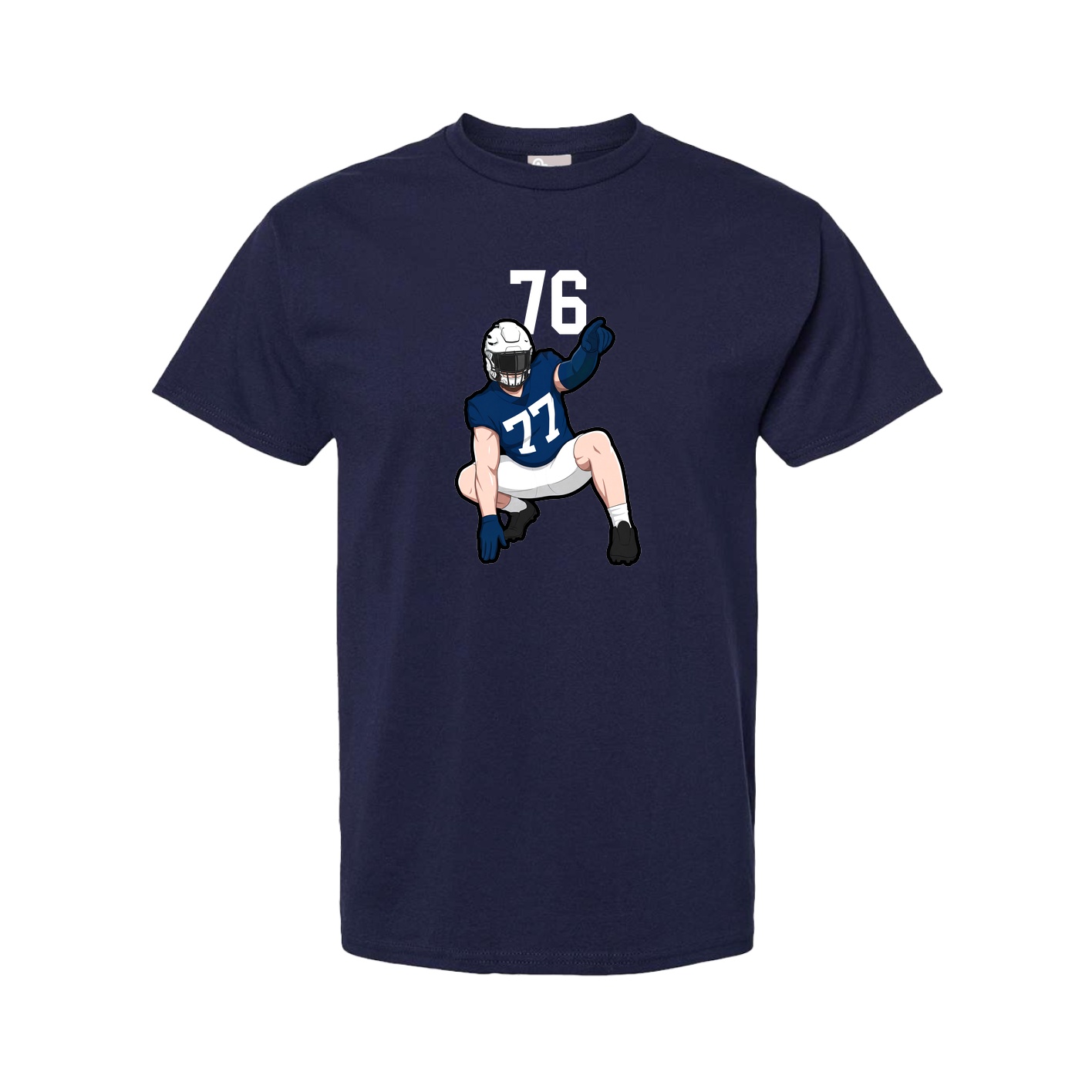 Youth Tee — Number Top in Navy
