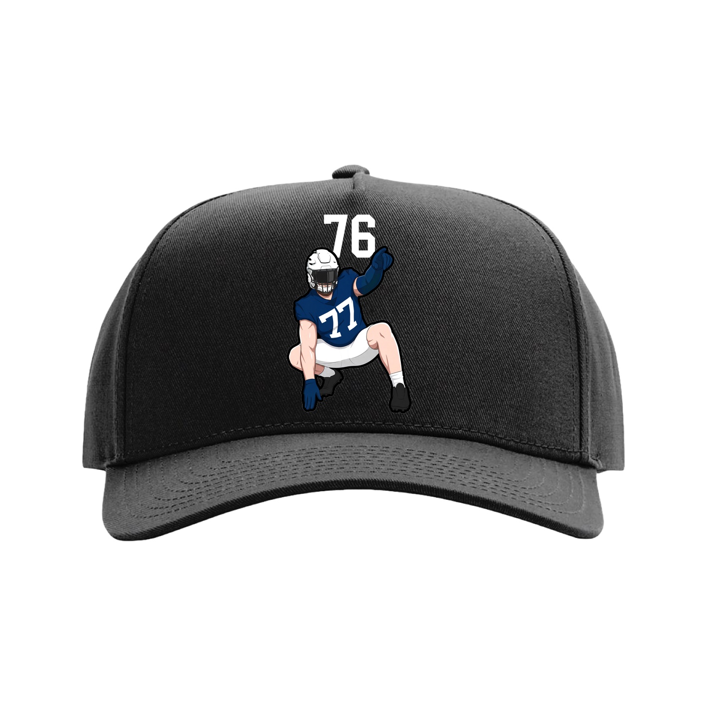 Full Fabric Five-Panel Champ Cap