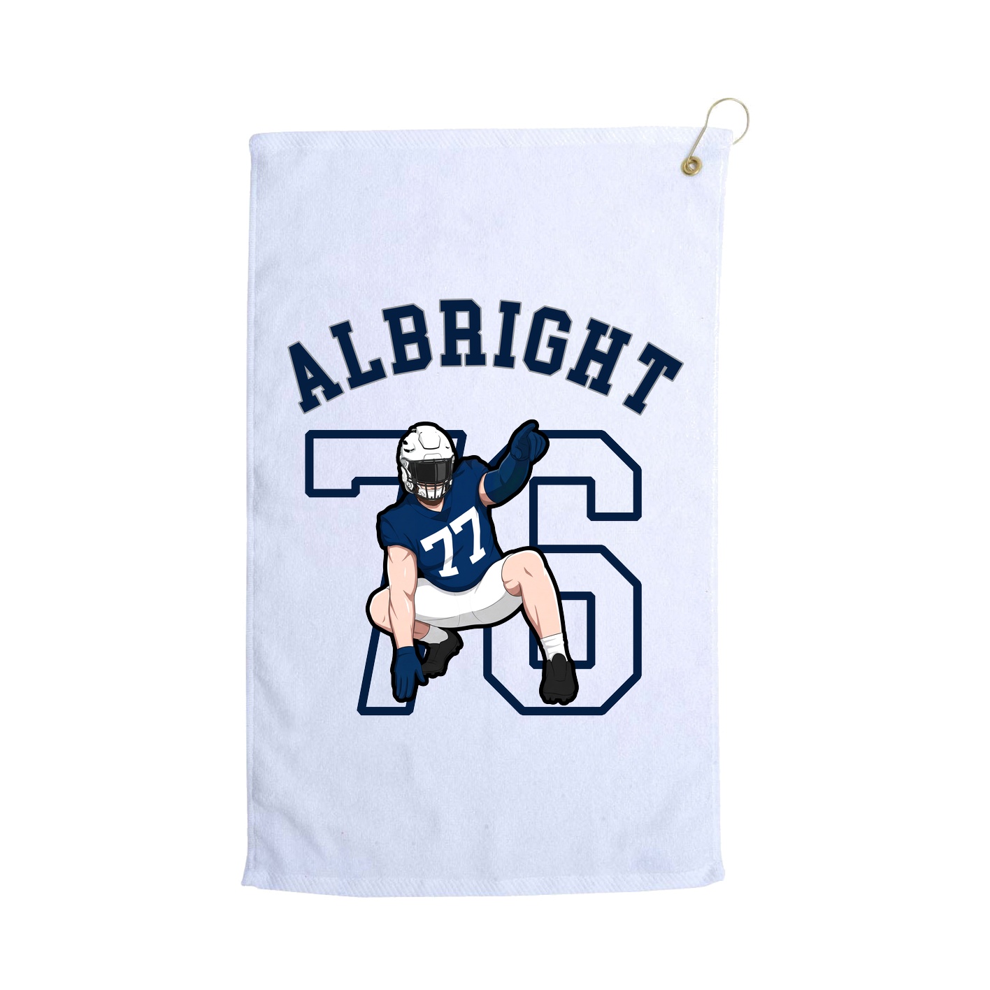 Golf Towel — Shirsey Arch in White