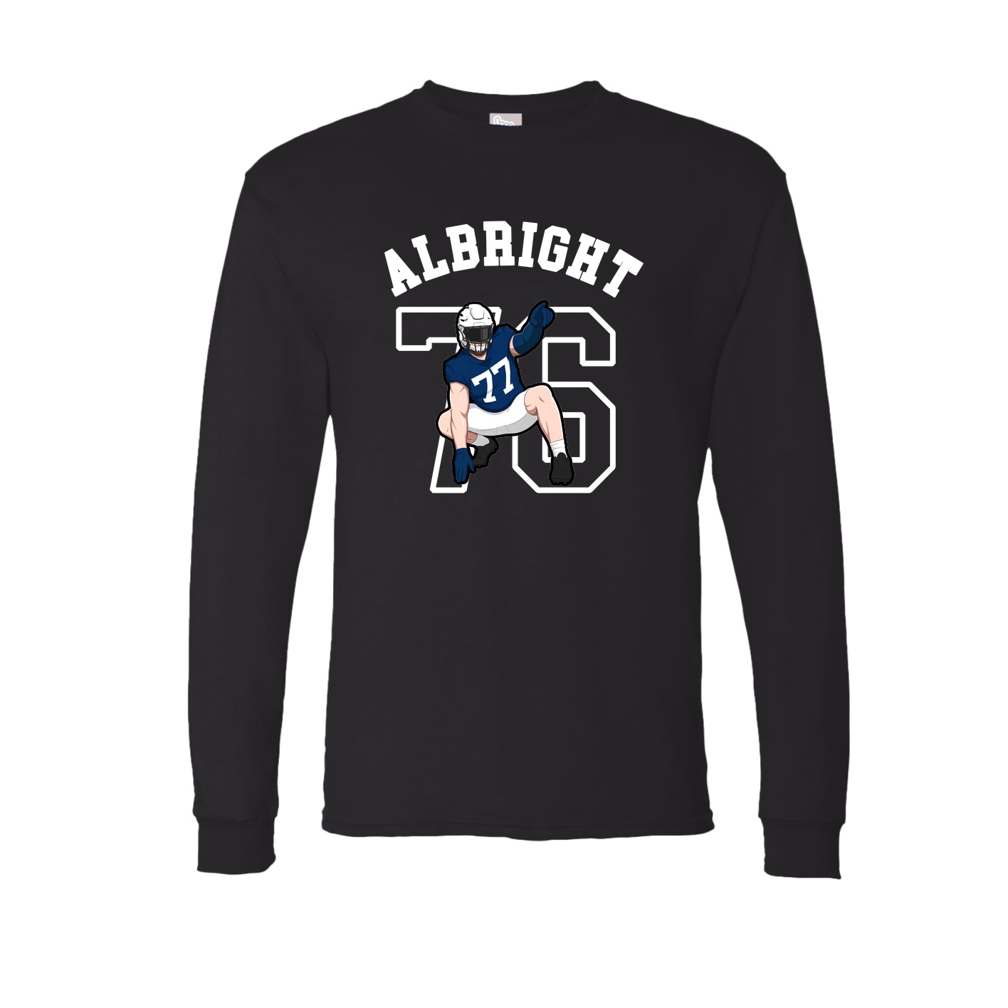 Long Sleeve Tee — Shirsey Arch in Black