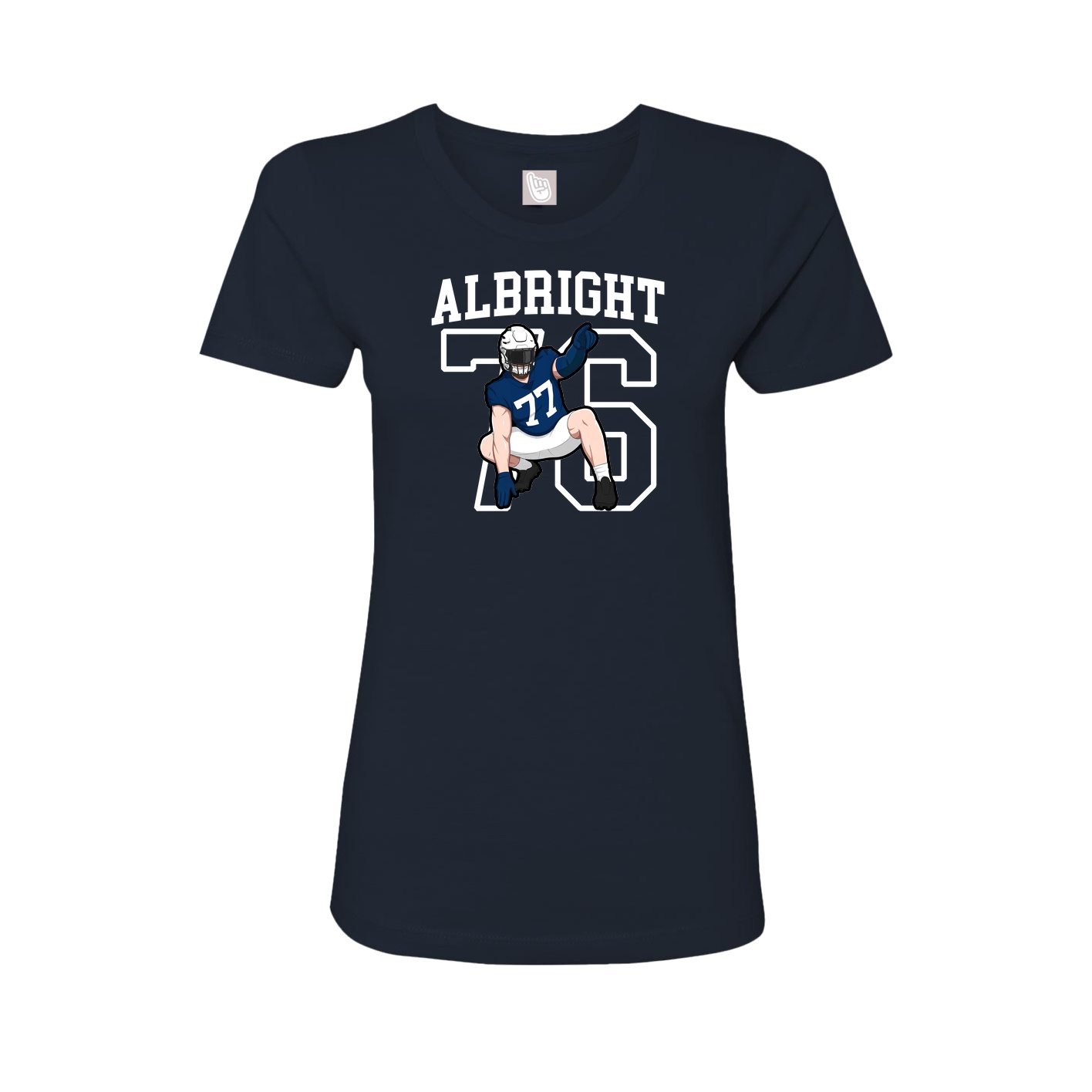 Fitted Women's Tee — Shirsey in Navy