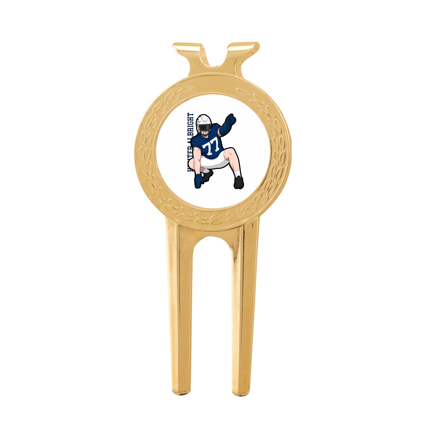 Divot Tool with Ball Marker — Name Vertical in Classic