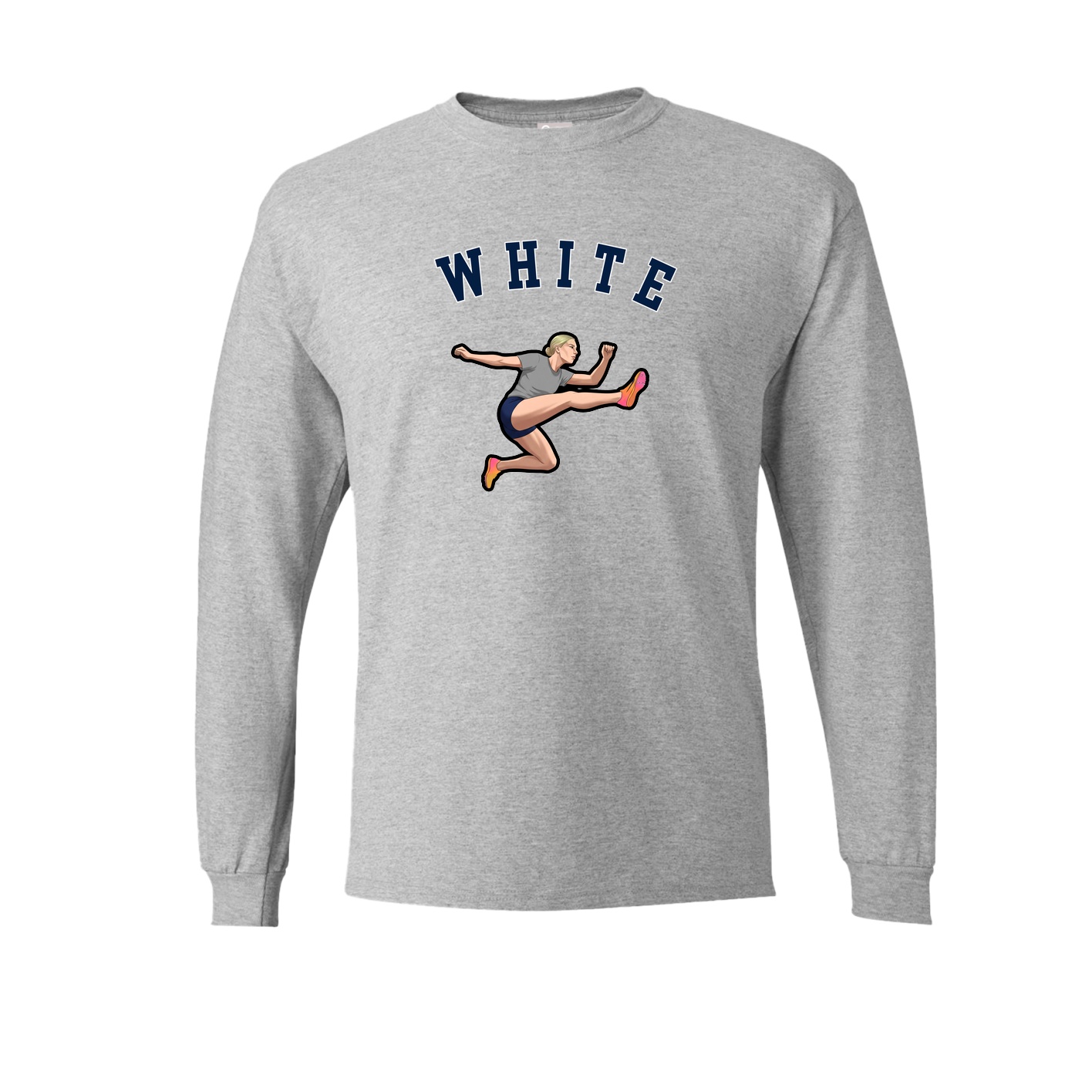 Long Sleeve Tee — Shirsey Arch in Grey
