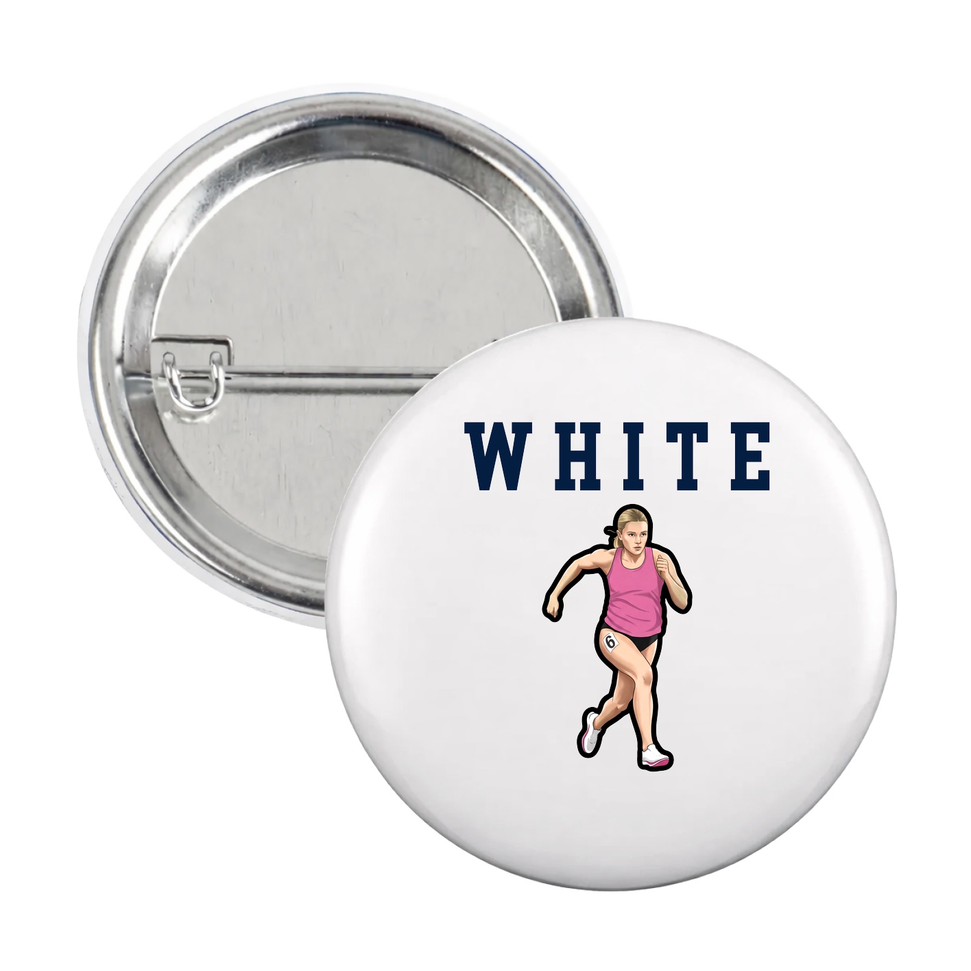 Game Day Button — Shirsey in White