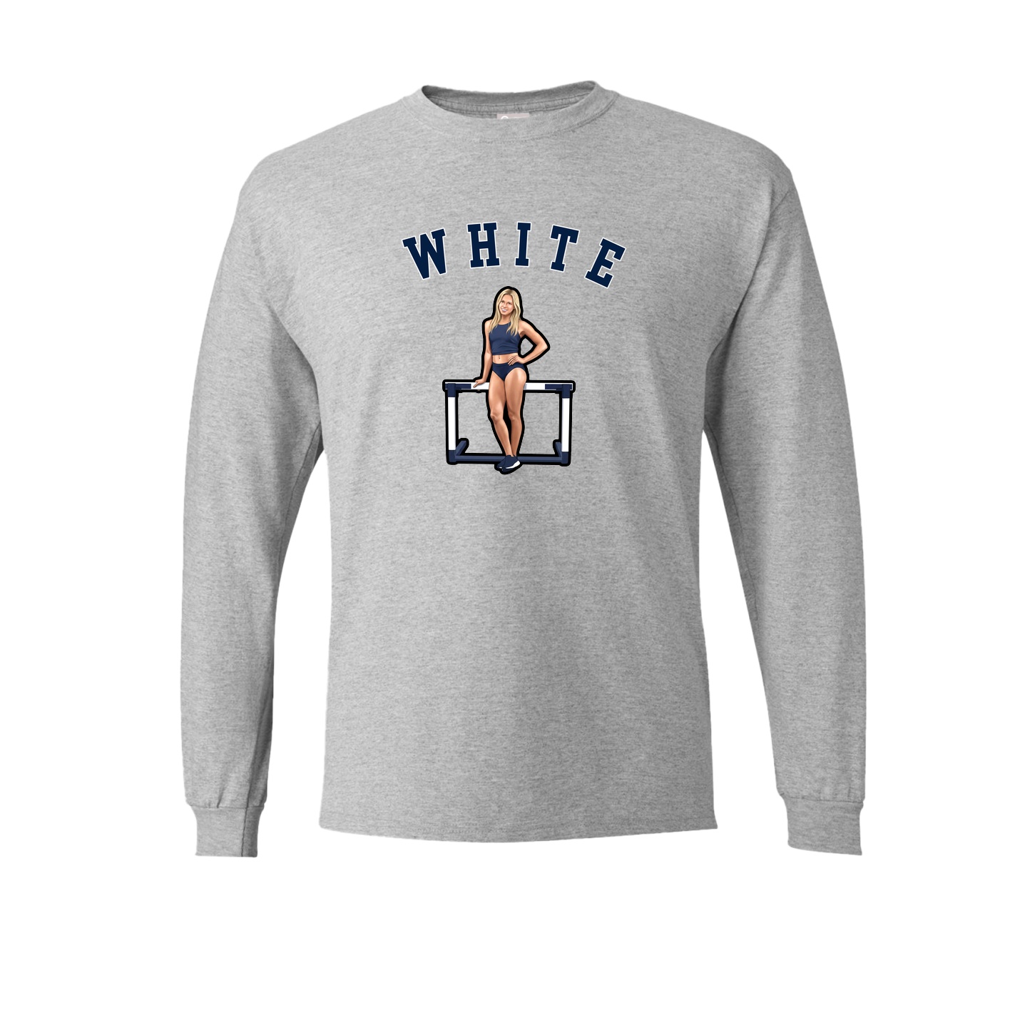 Long Sleeve Tee — Shirsey Arch in Grey