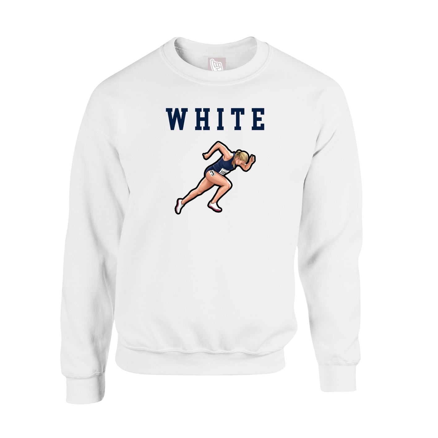 Fleece Crew — Shirsey in White