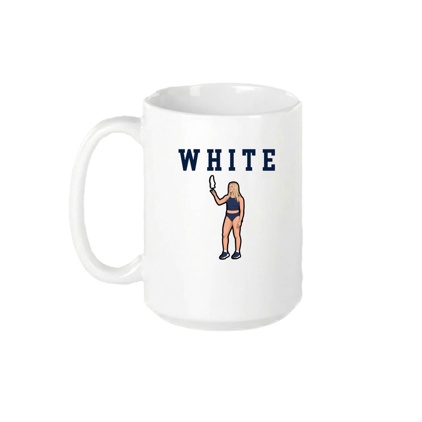 15oz Coffee Mug — Shirsey in White