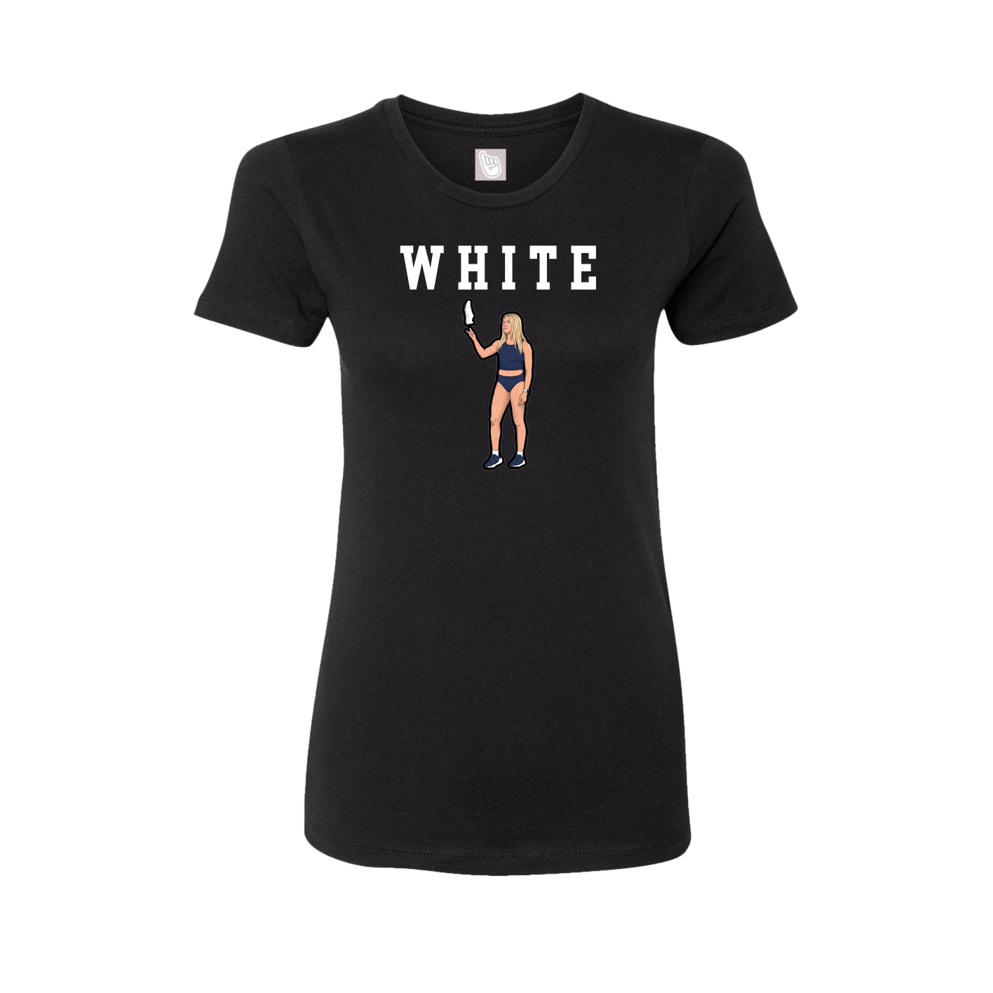 Fitted Women's Tee — Shirsey in Black