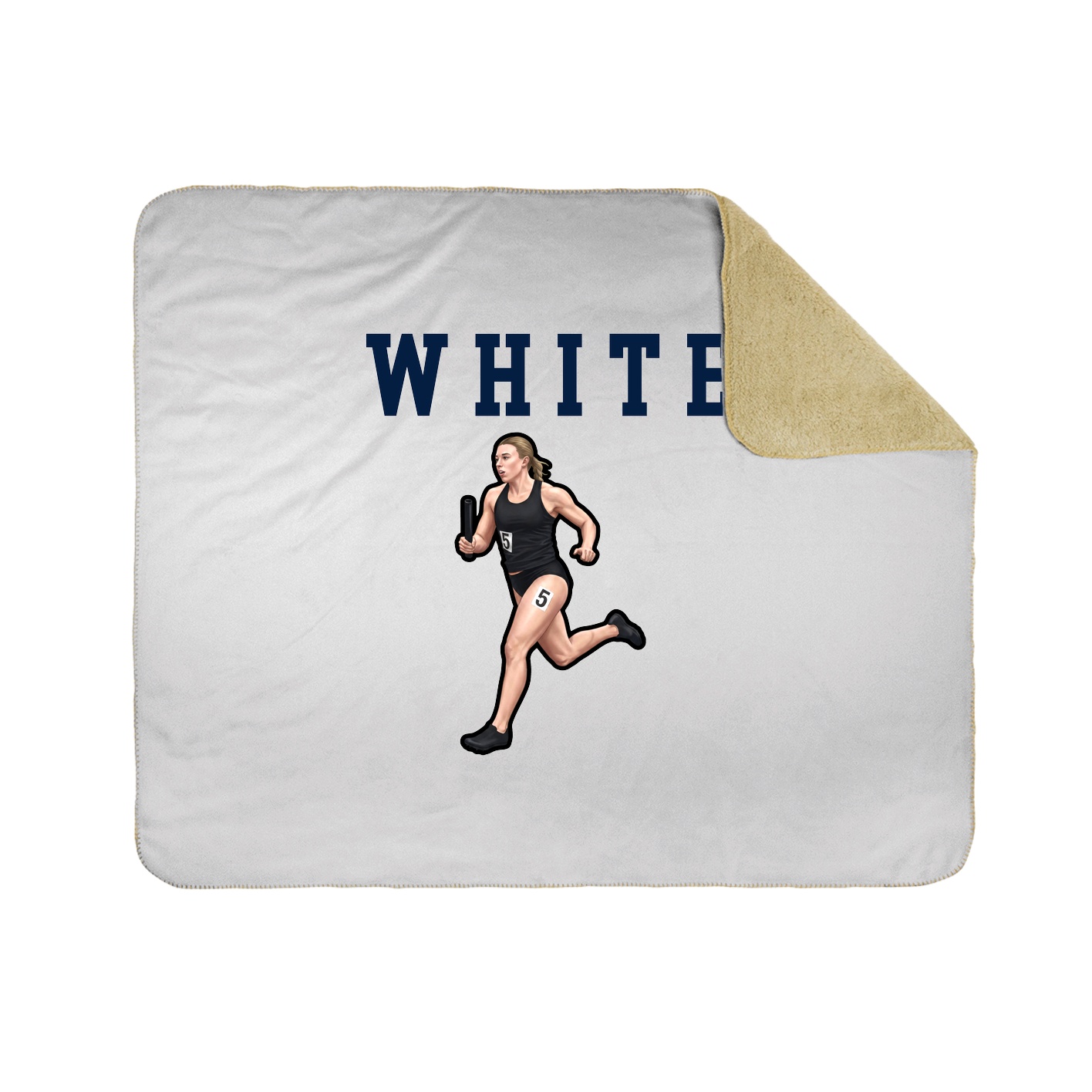 Throw Blanket — Shirsey in White