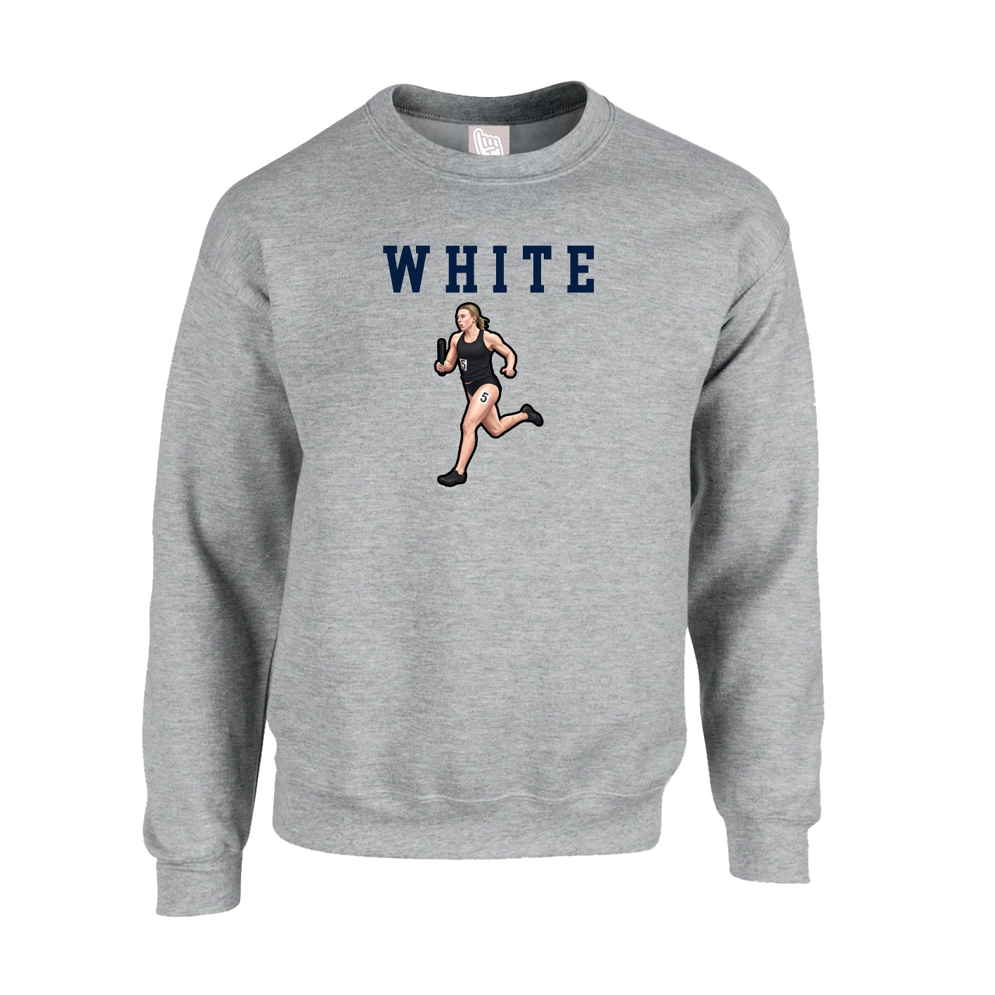 Fleece Crew — Shirsey in Grey