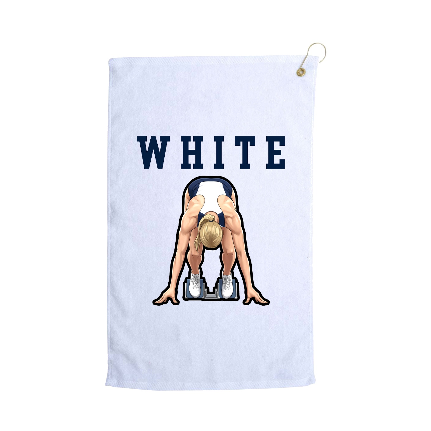 Golf Towel — Shirsey in White