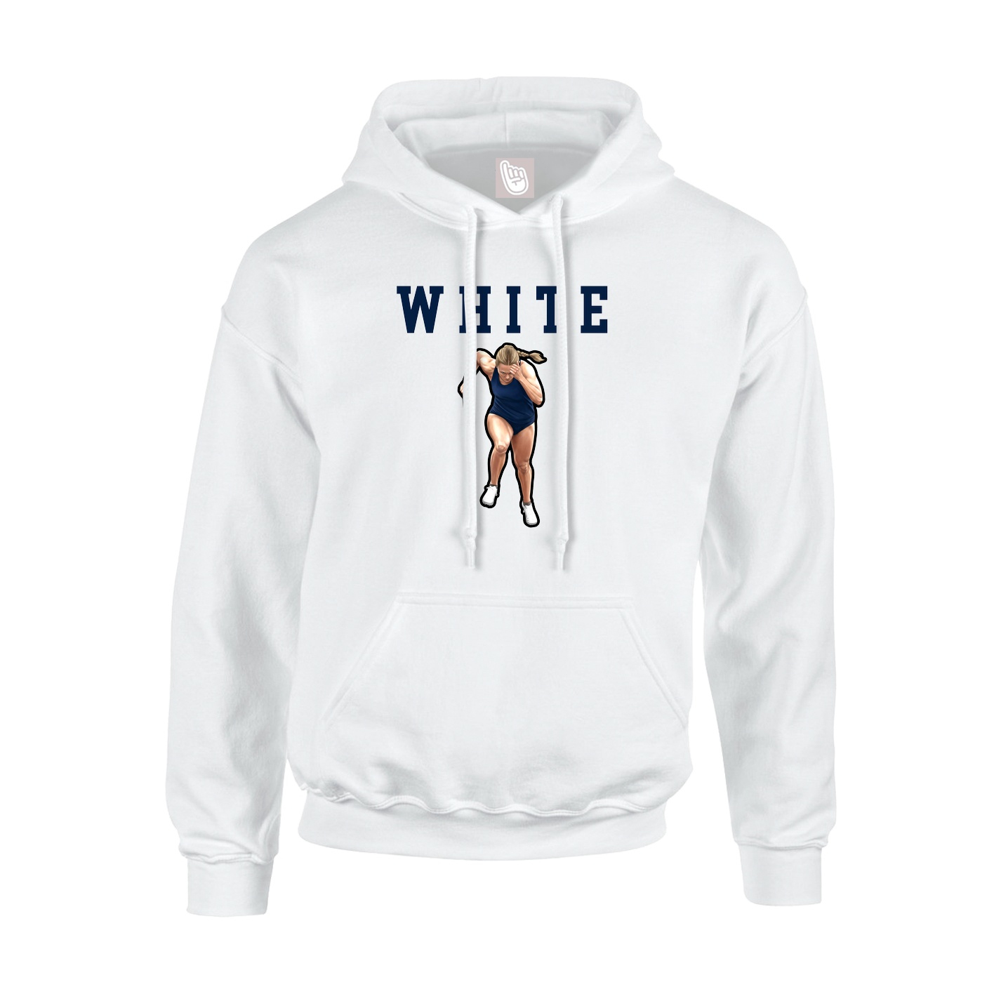 Hoodie — Shirsey in White