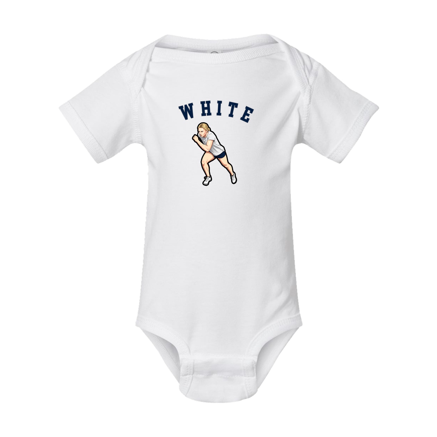 Baby Onesie — Shirsey Arch in White