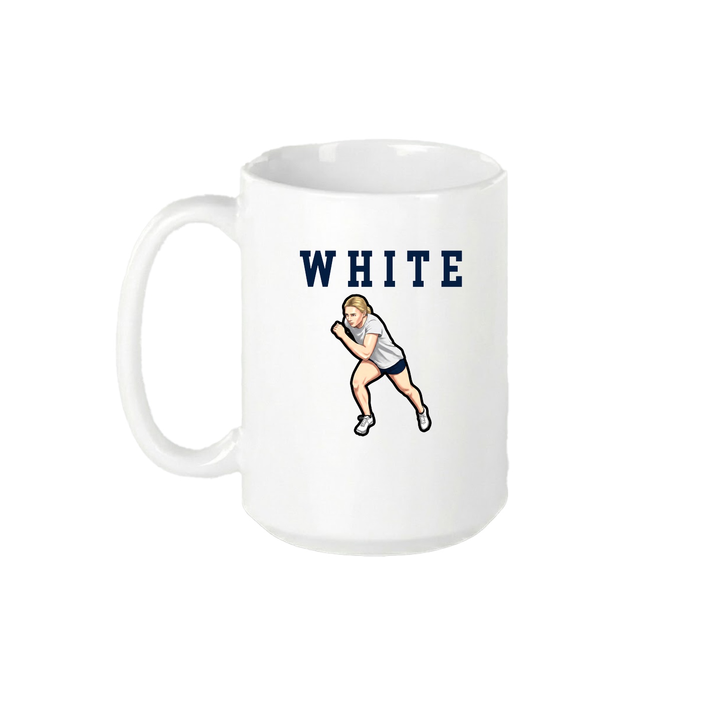 15oz Coffee Mug — Shirsey in White