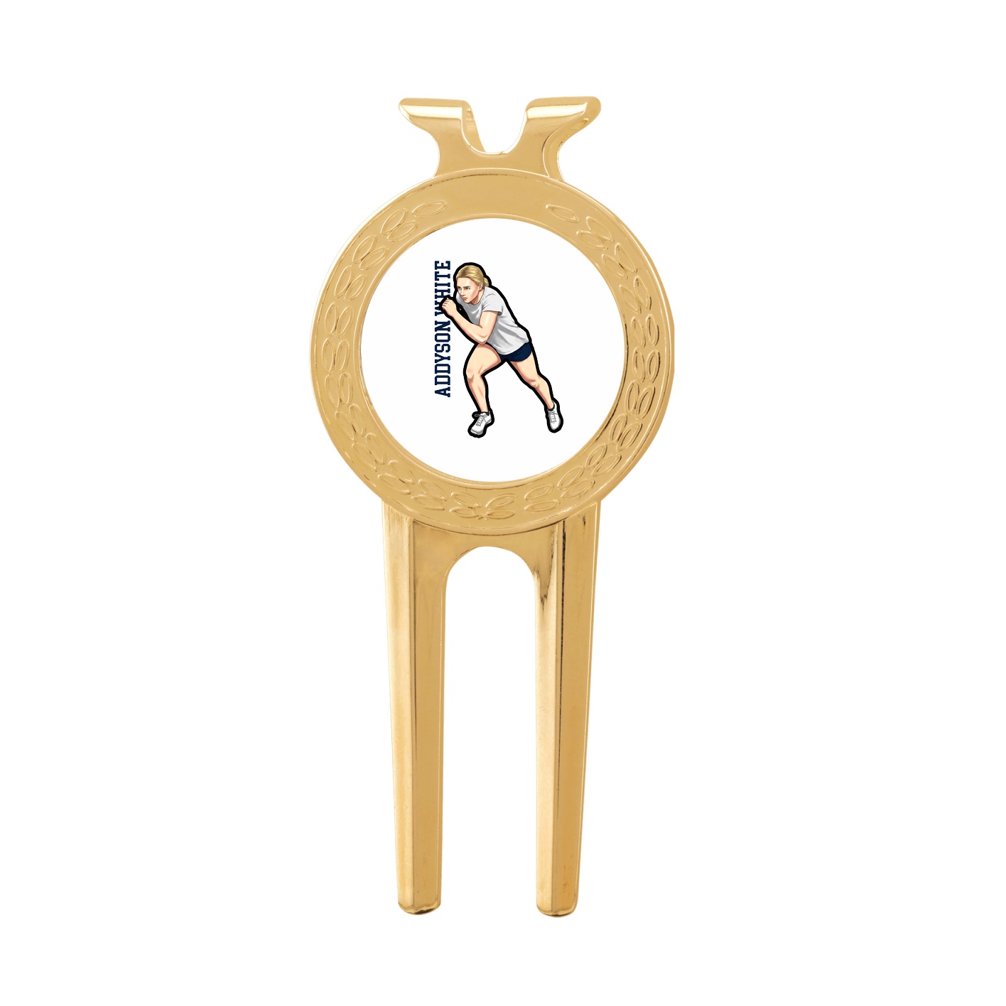 Divot Tool with Ball Marker — Name Vertical in Classic