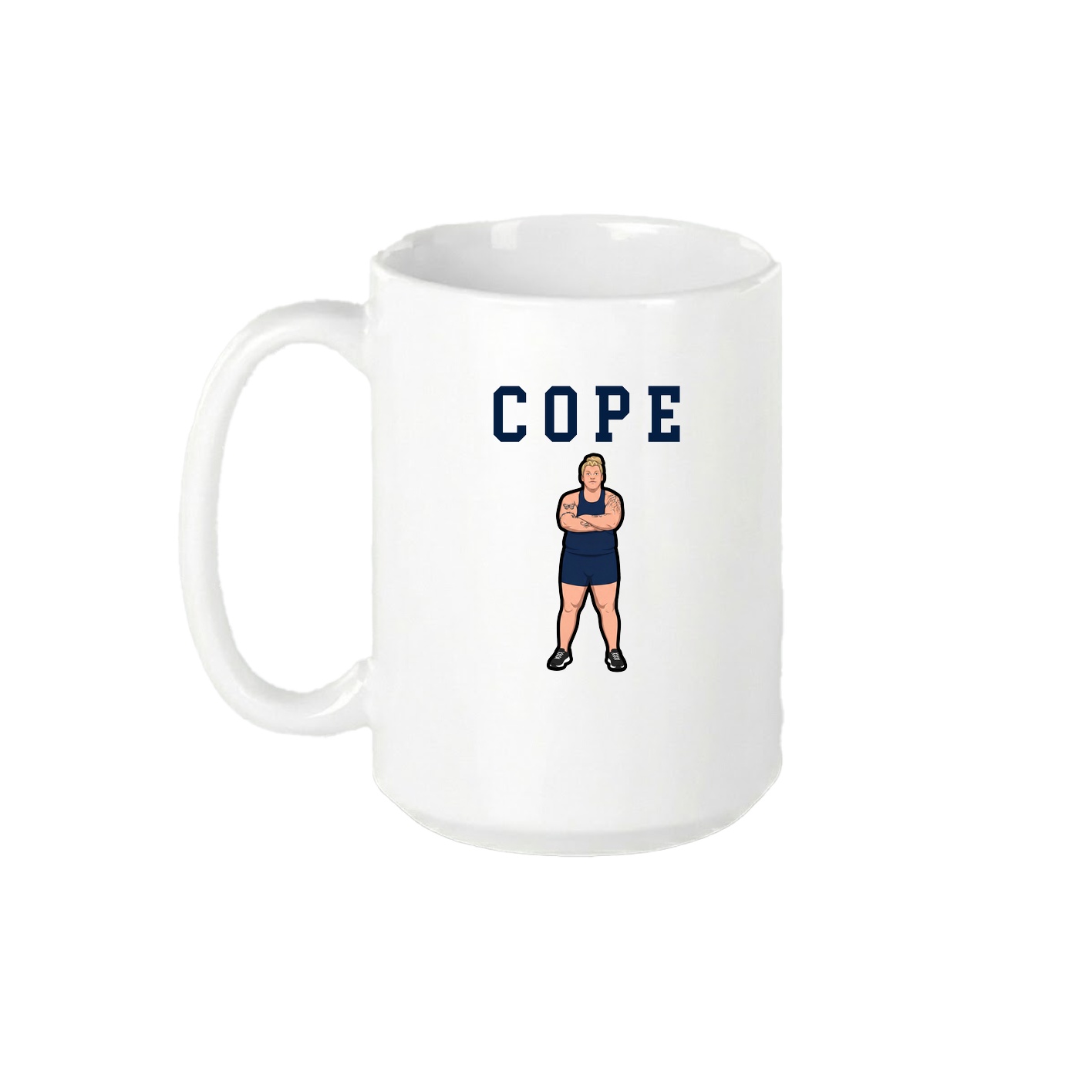 15oz Coffee Mug — Shirsey in White