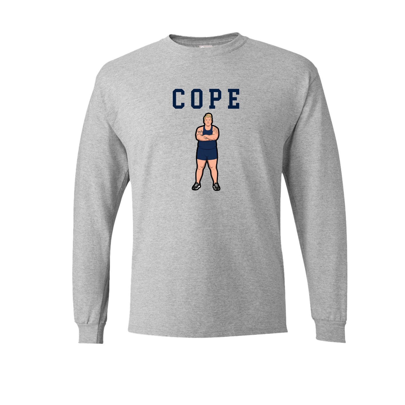Long Sleeve Tee — Shirsey in Grey