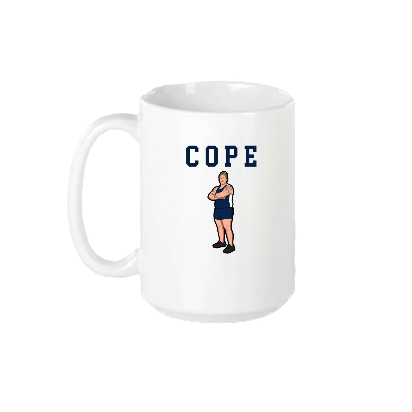 15oz Coffee Mug — Shirsey in White