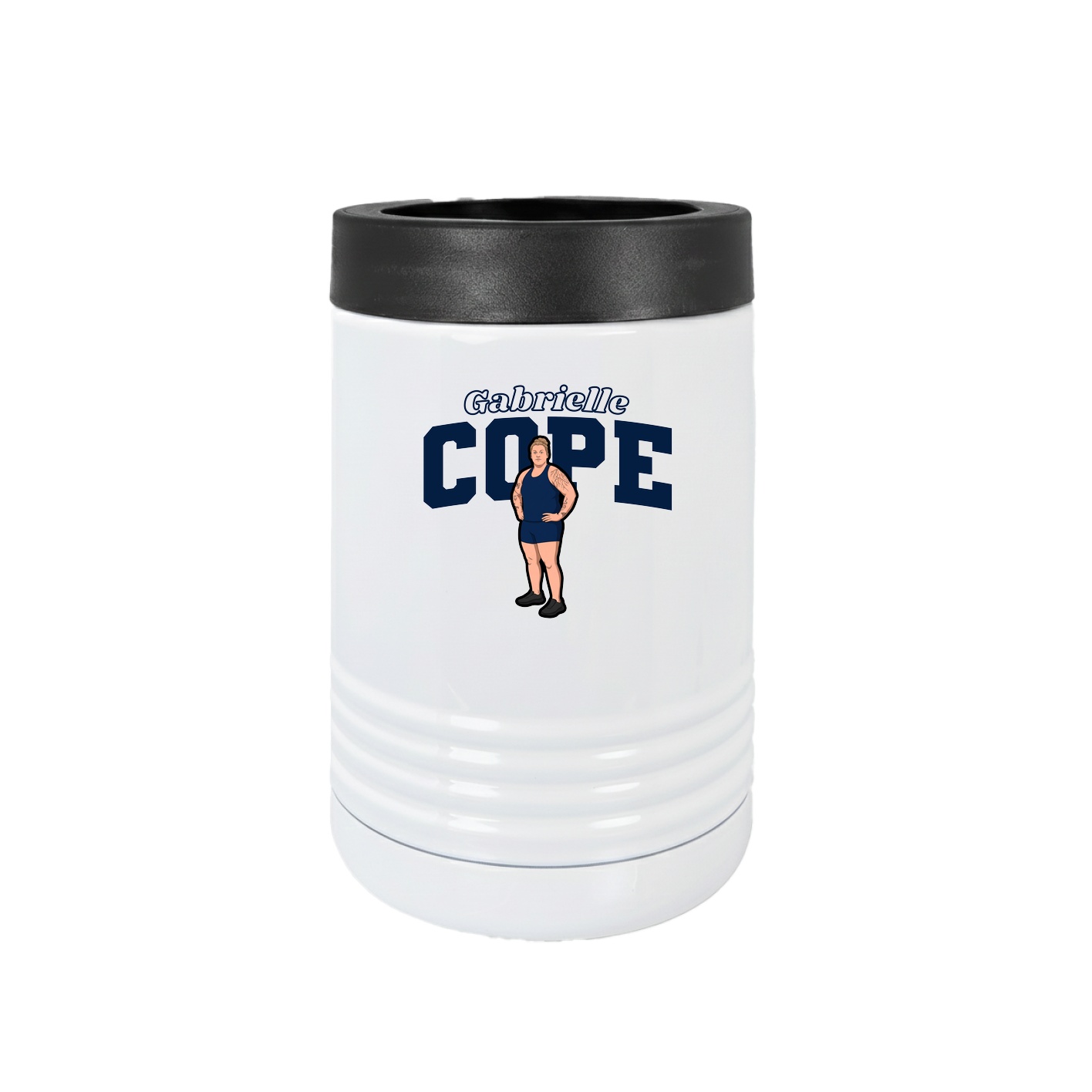 Beverage Holder — Name Arch in White