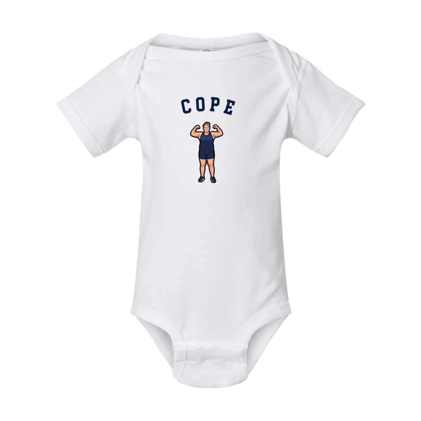 Baby Onesie — Shirsey Arch in White