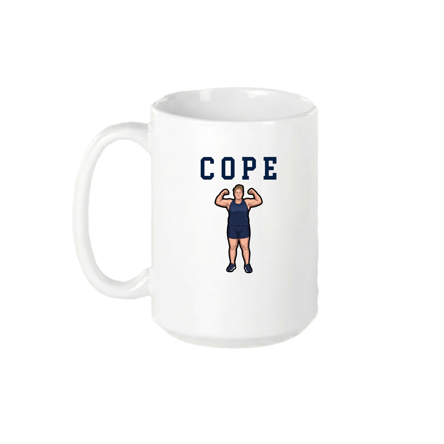 15oz Coffee Mug — Shirsey in White