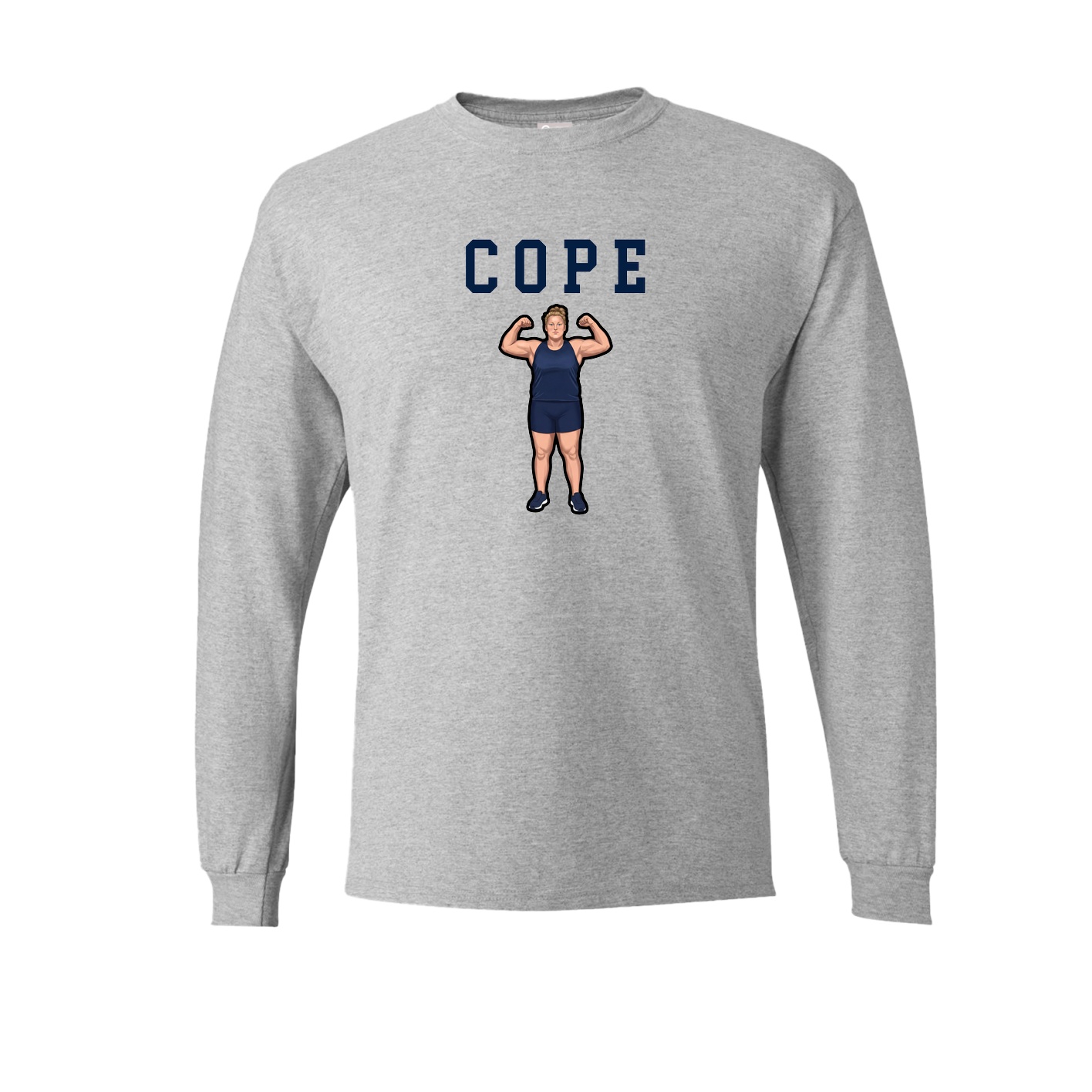Long Sleeve Tee — Shirsey in Grey