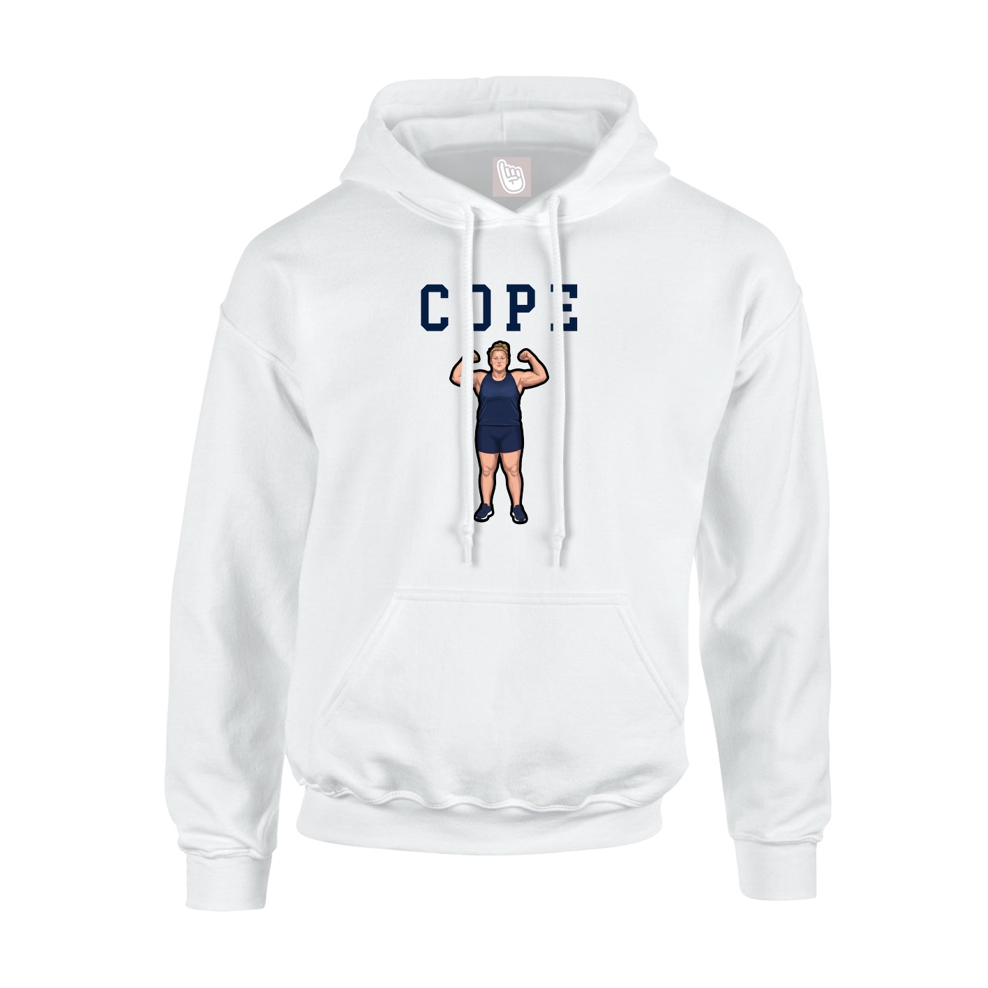 Hoodie — Shirsey in White