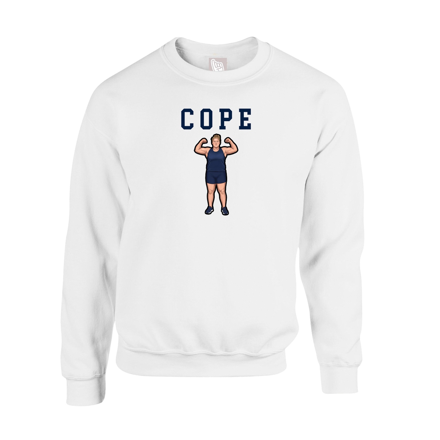 Fleece Crew — Shirsey in White