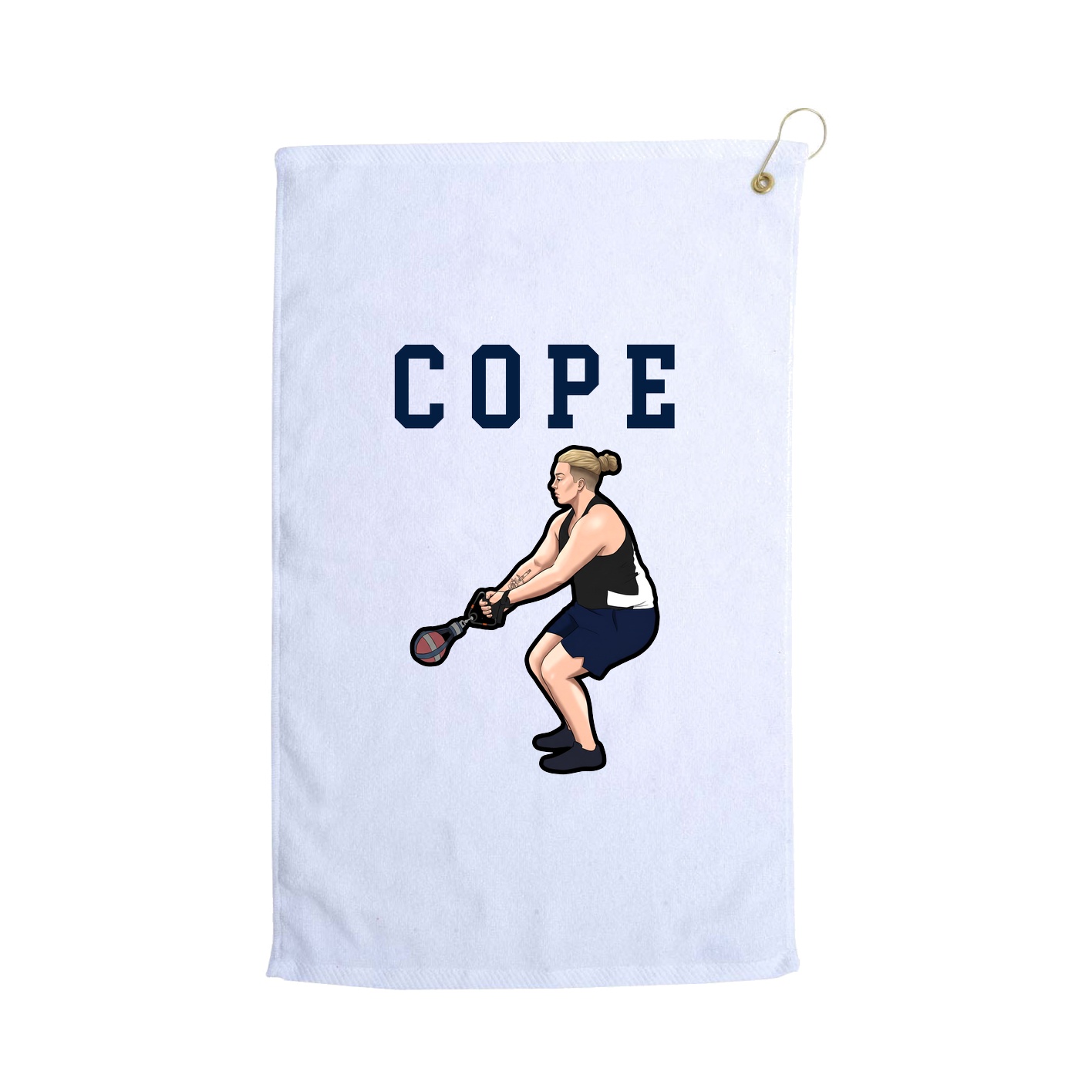 Golf Towel — Shirsey in White