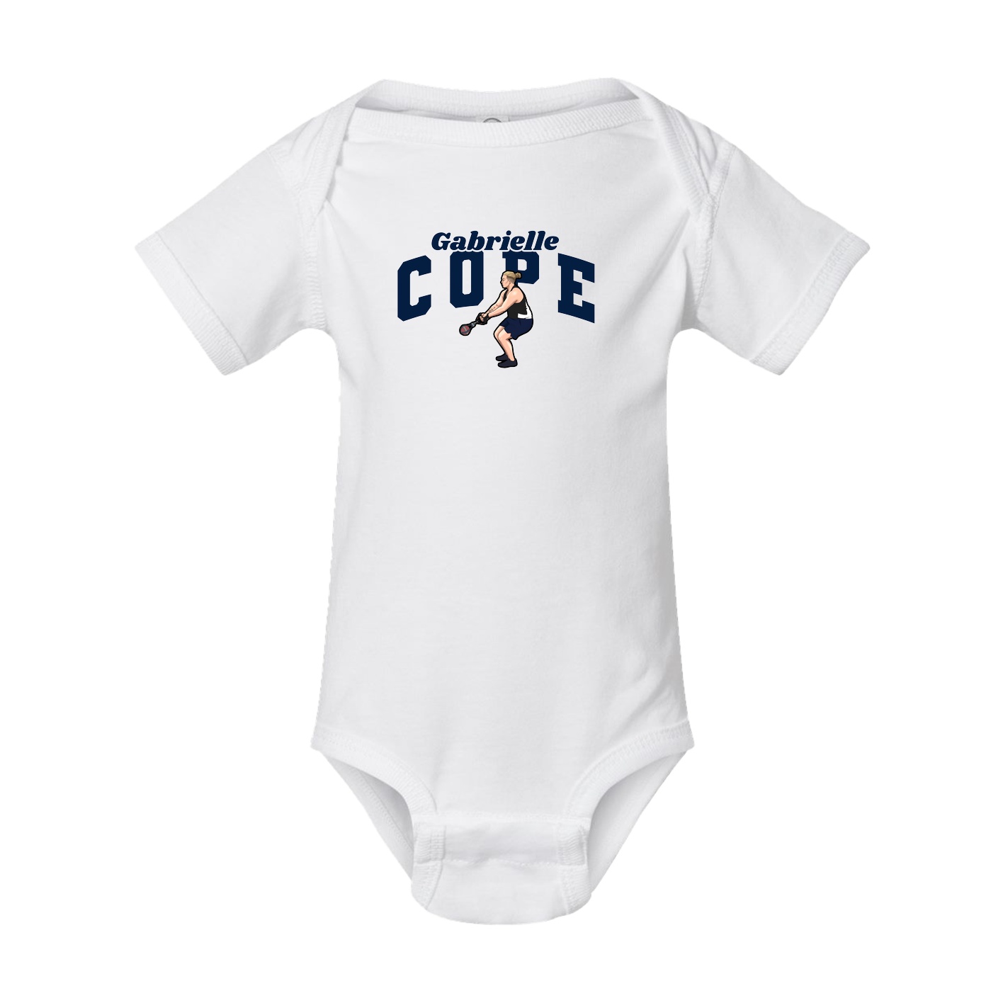 Baby Onesie — Signature Arch in White