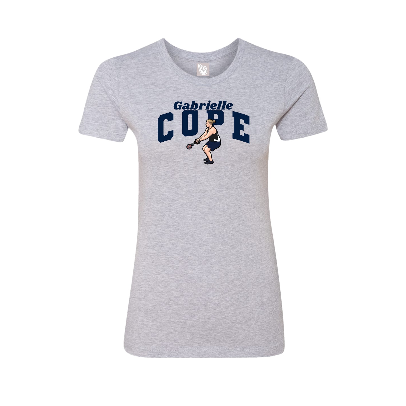 Womens Tee — Signature Arch in Grey