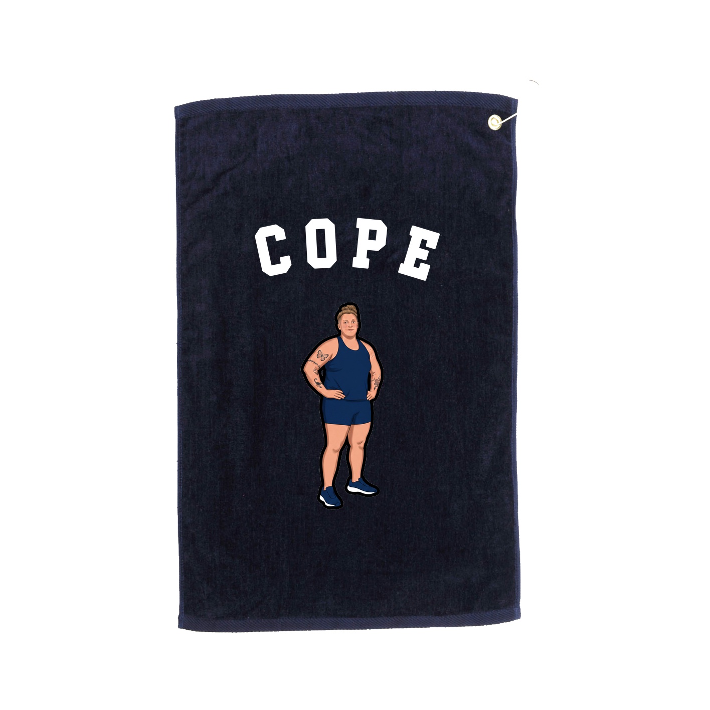 Golf Towel — Shirsey Arch in Navy