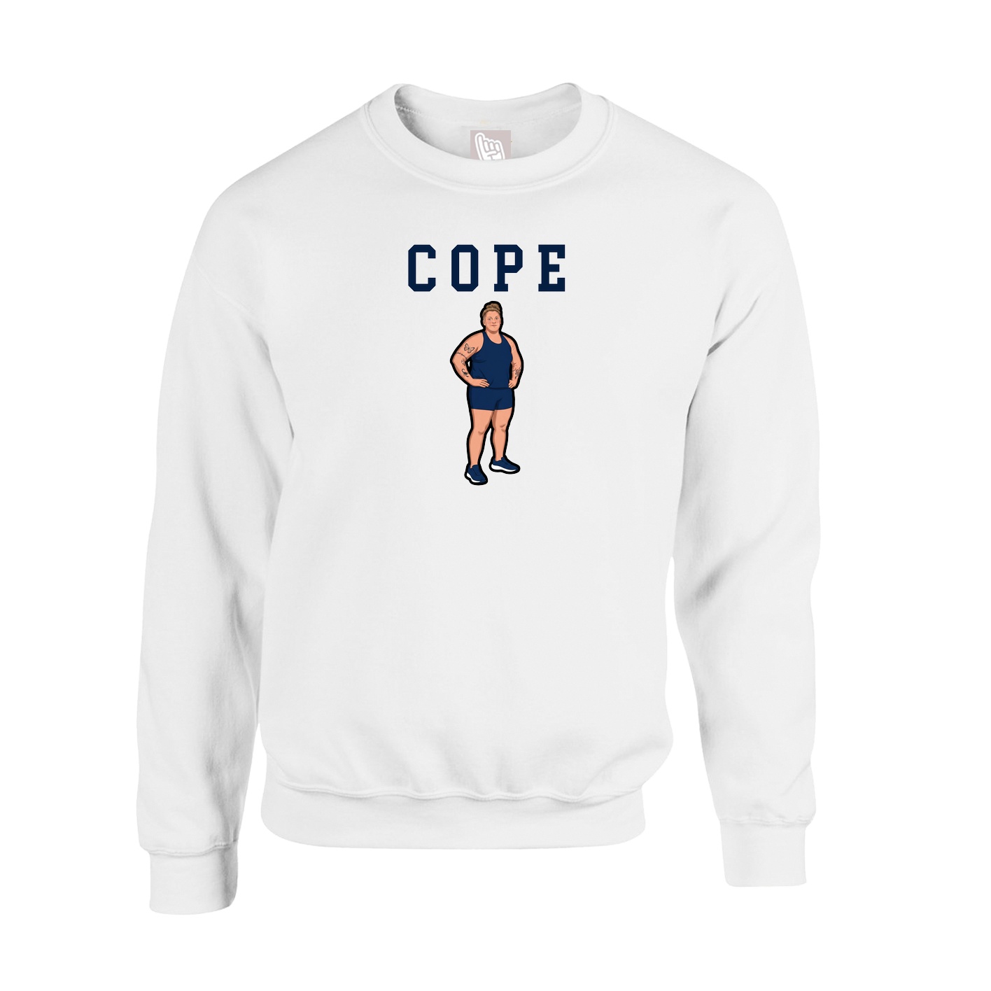 Fleece Crew — Shirsey in White
