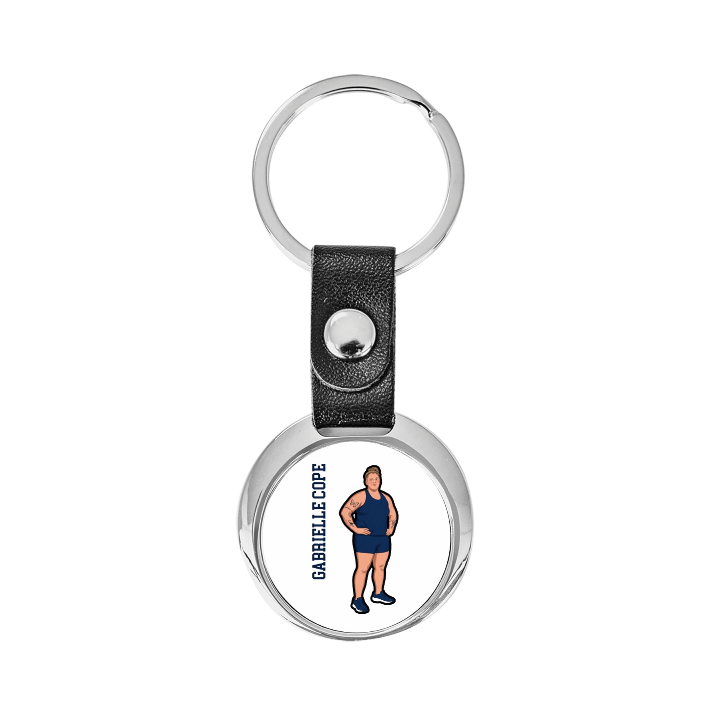 Key Chain — Name Vertical in Classic