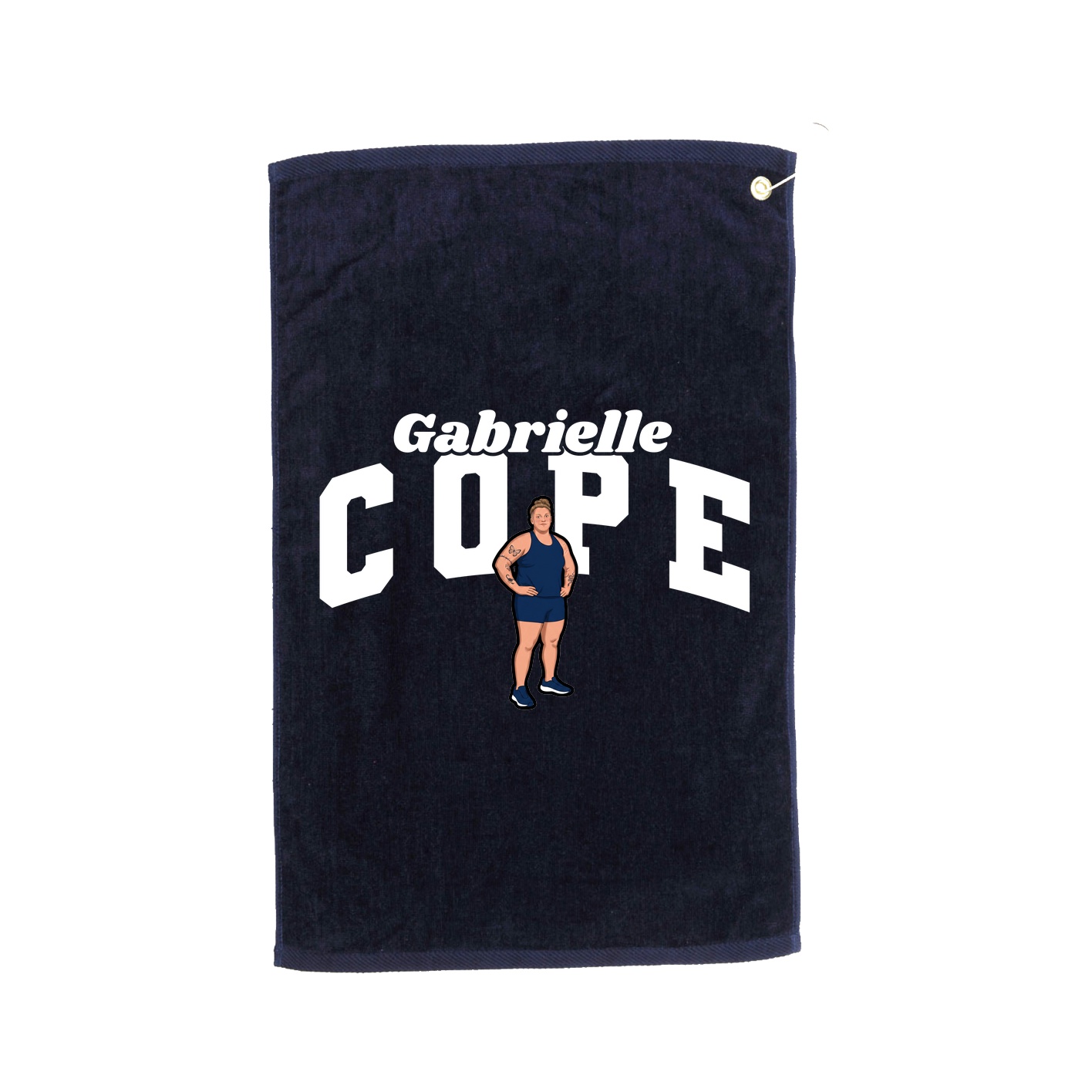 Golf Towel — Signature Arch in Navy