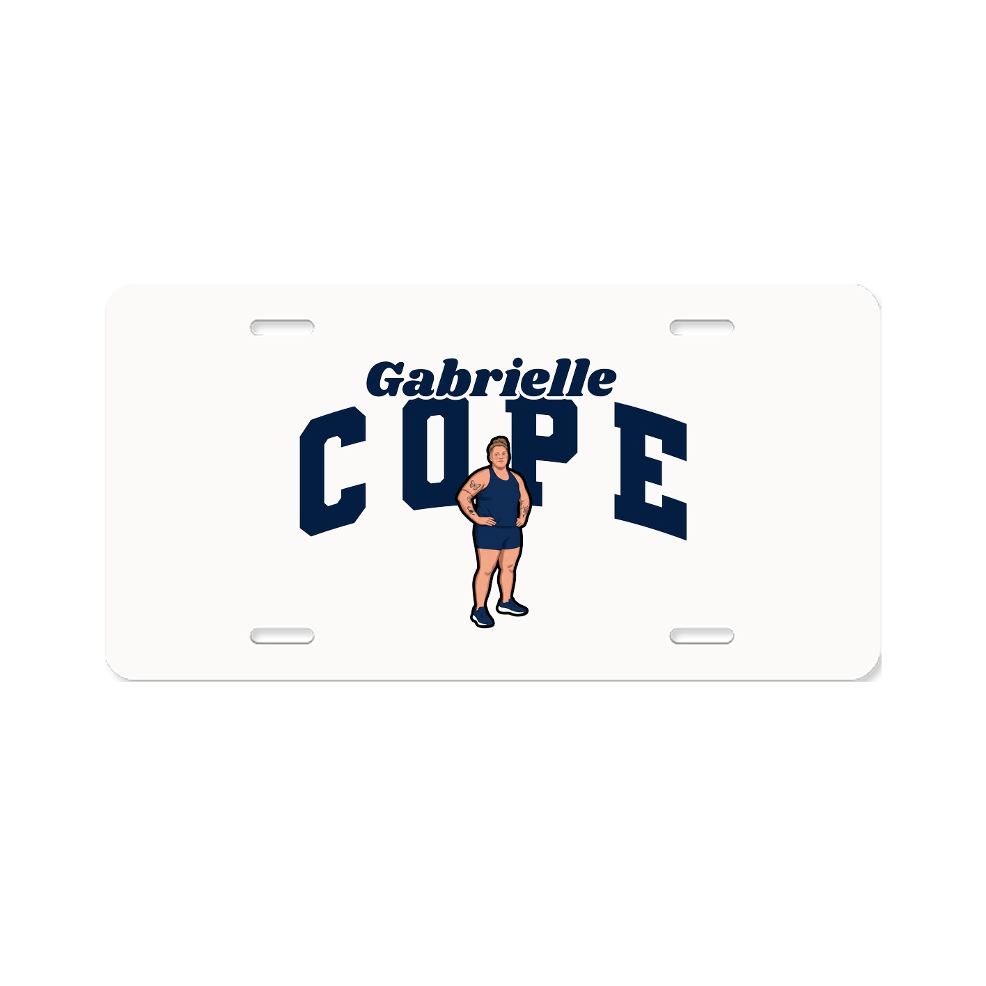 License Plate — Signature Arch in Classic