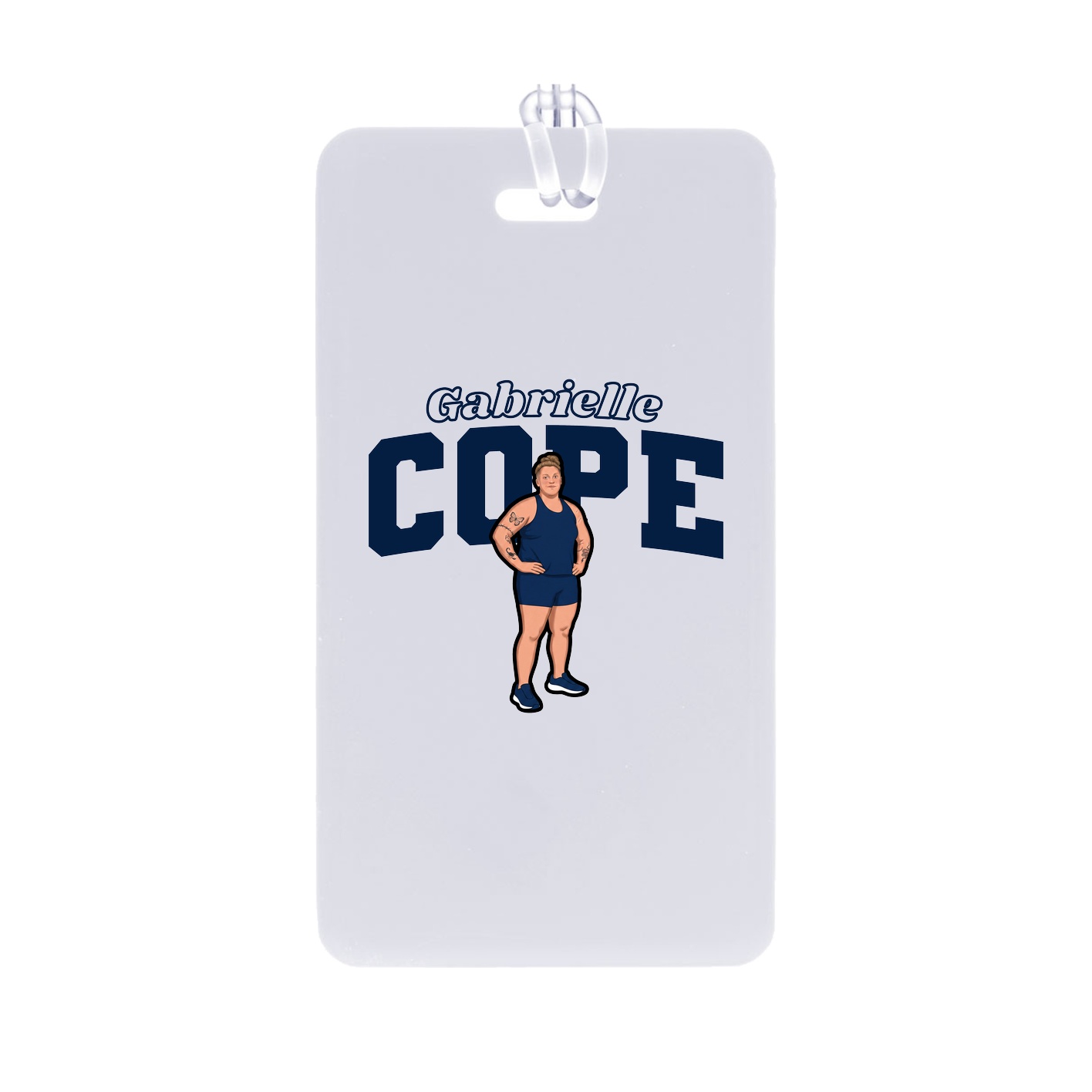 Bag Tag — Name Arch in Classic