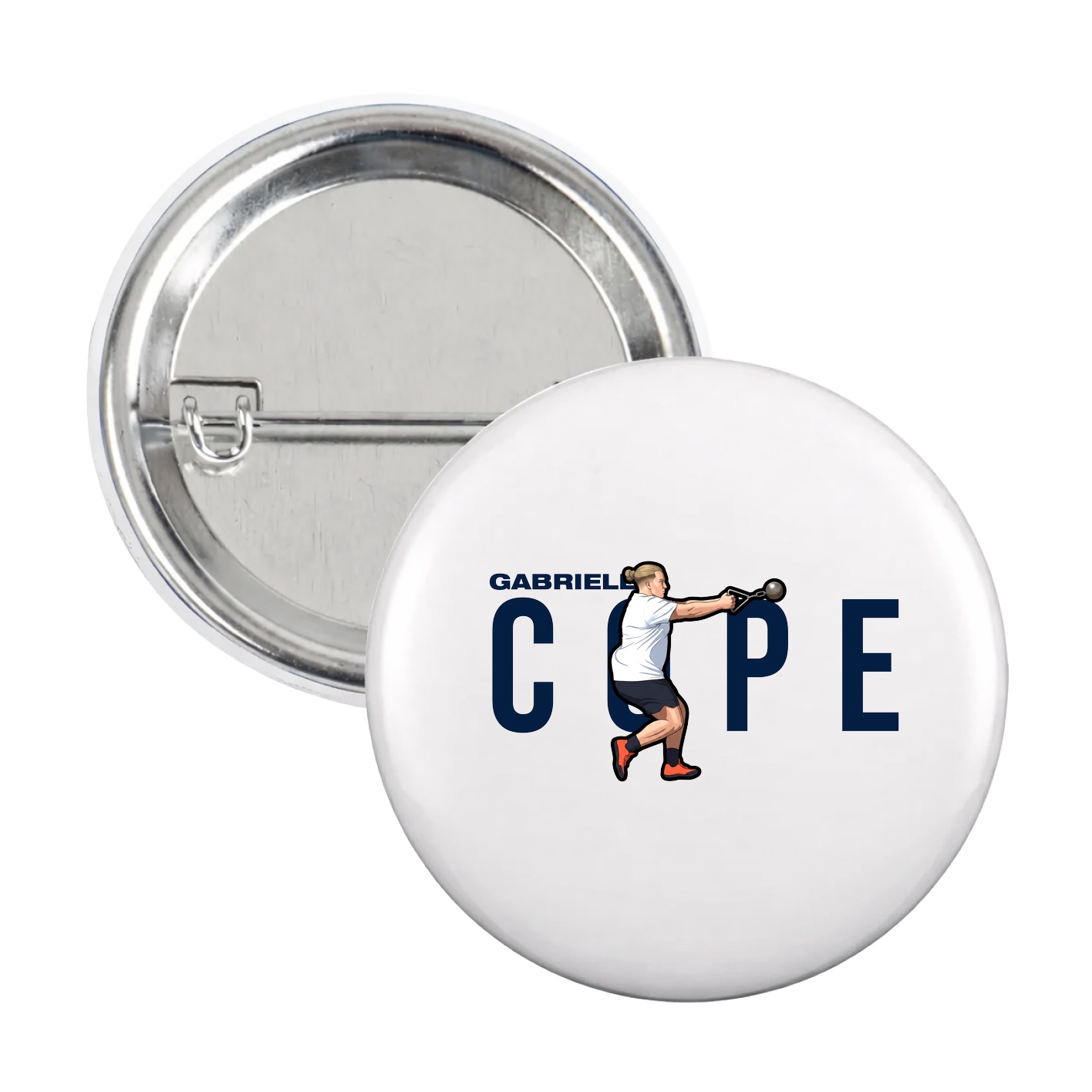 Game Day Button — Player Name in White