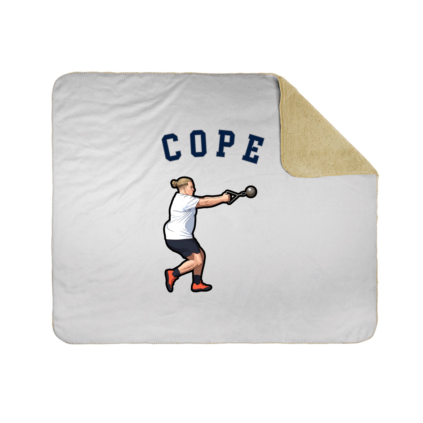 Throw Blanket — Shirsey Arch in White