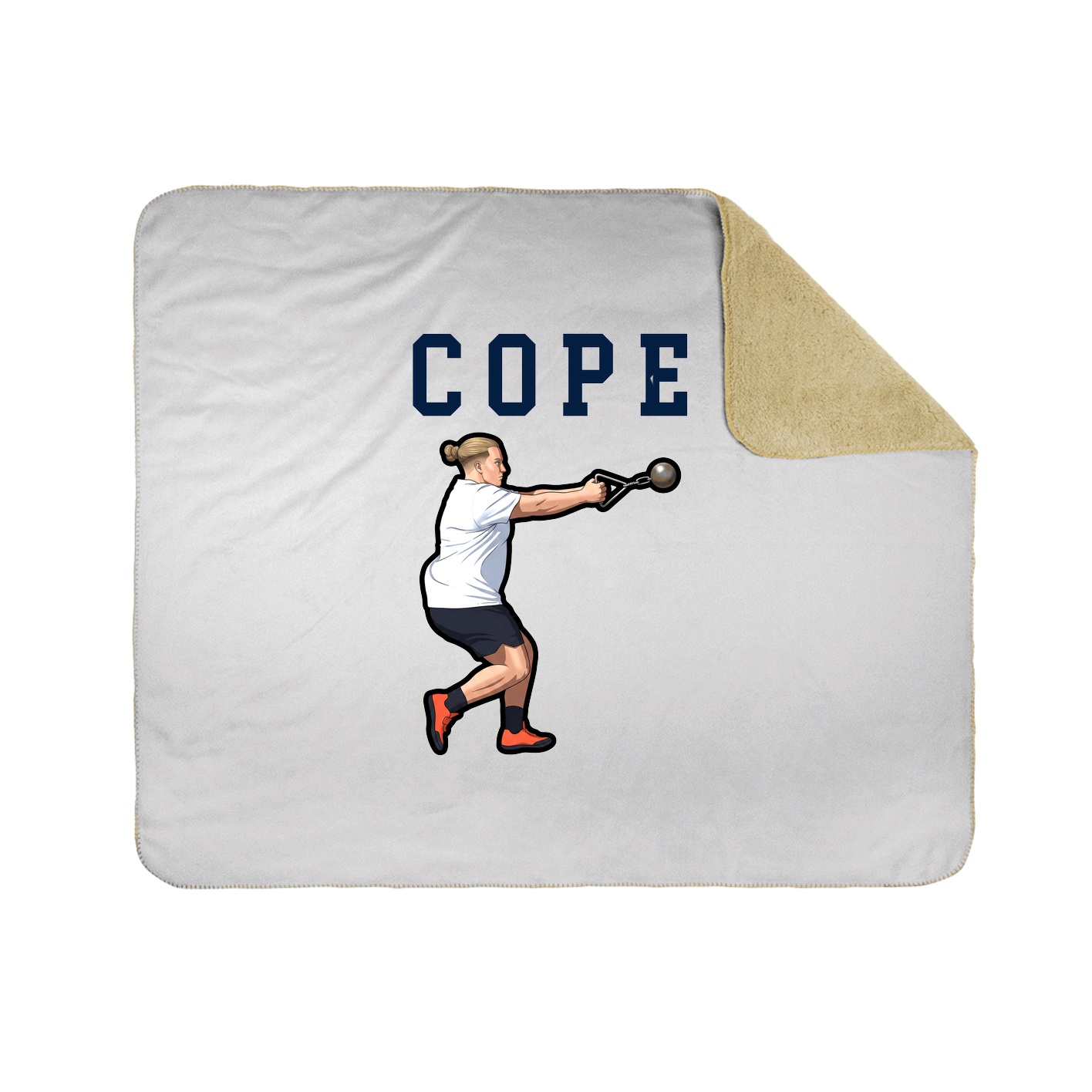 Throw Blanket — Shirsey in White